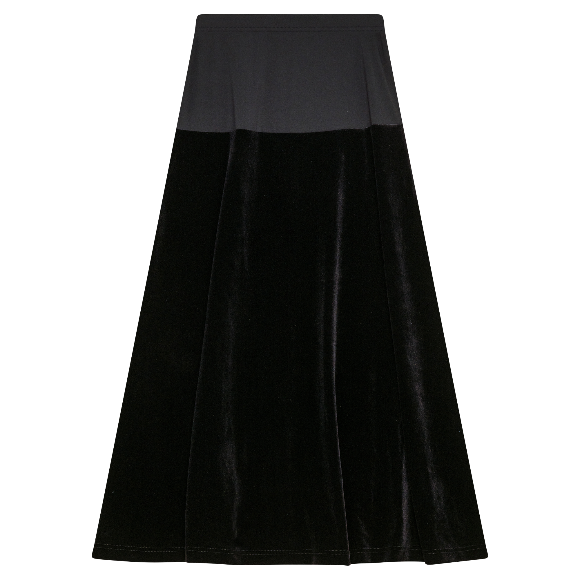 Maternity Velour Maxi Skirt in by MCM
