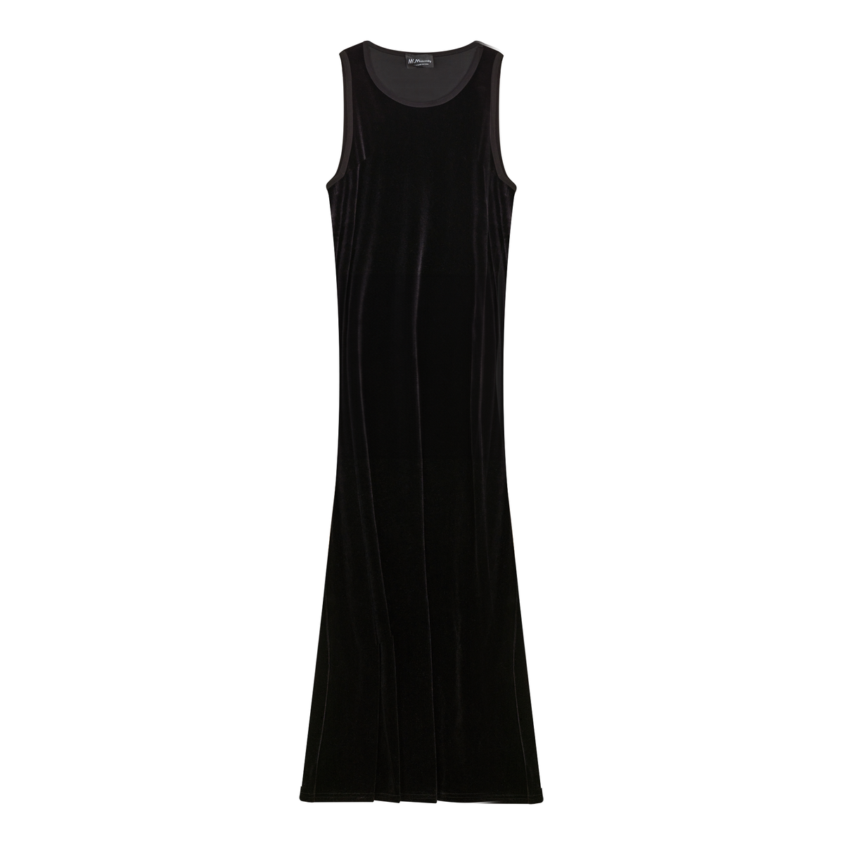 Maternity Velour Maxi Jumper in Black by MCM