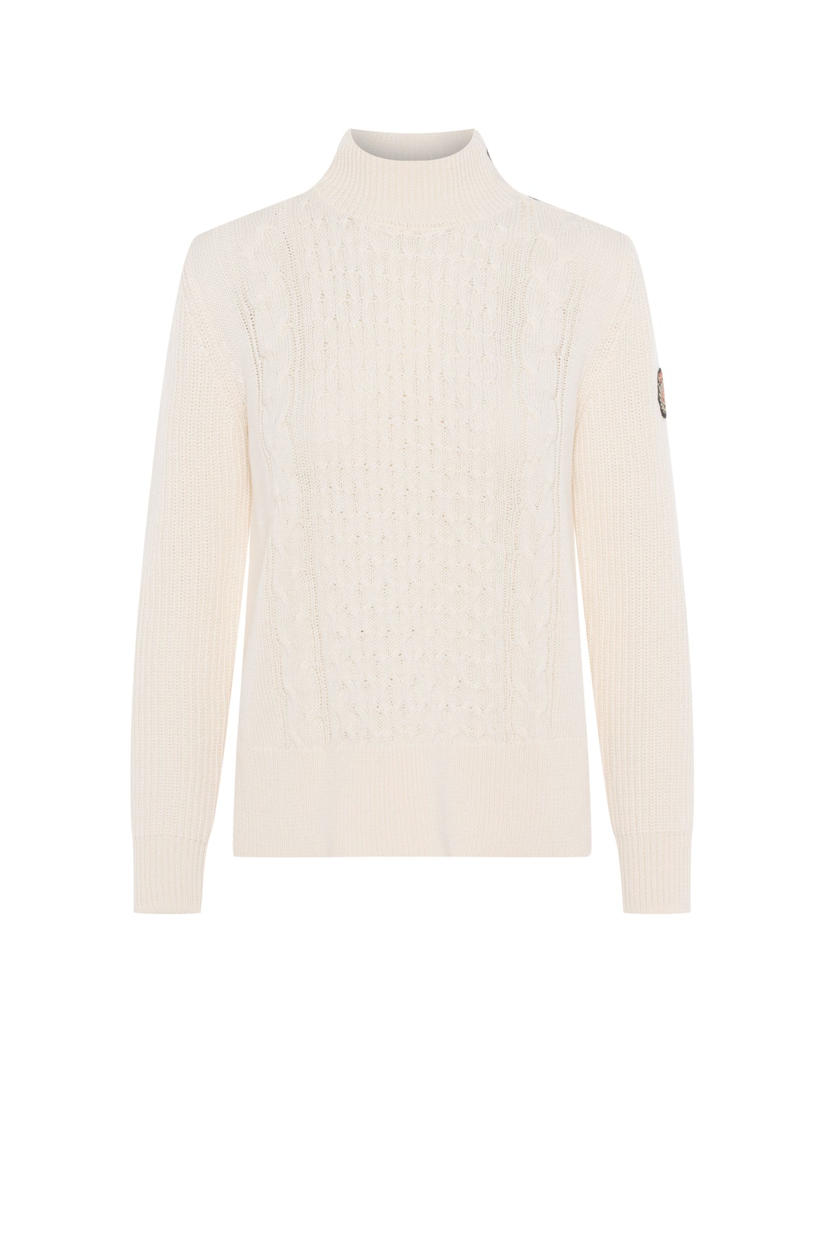Maternity Knit Quilt Sweater Combo in Cream by MCM