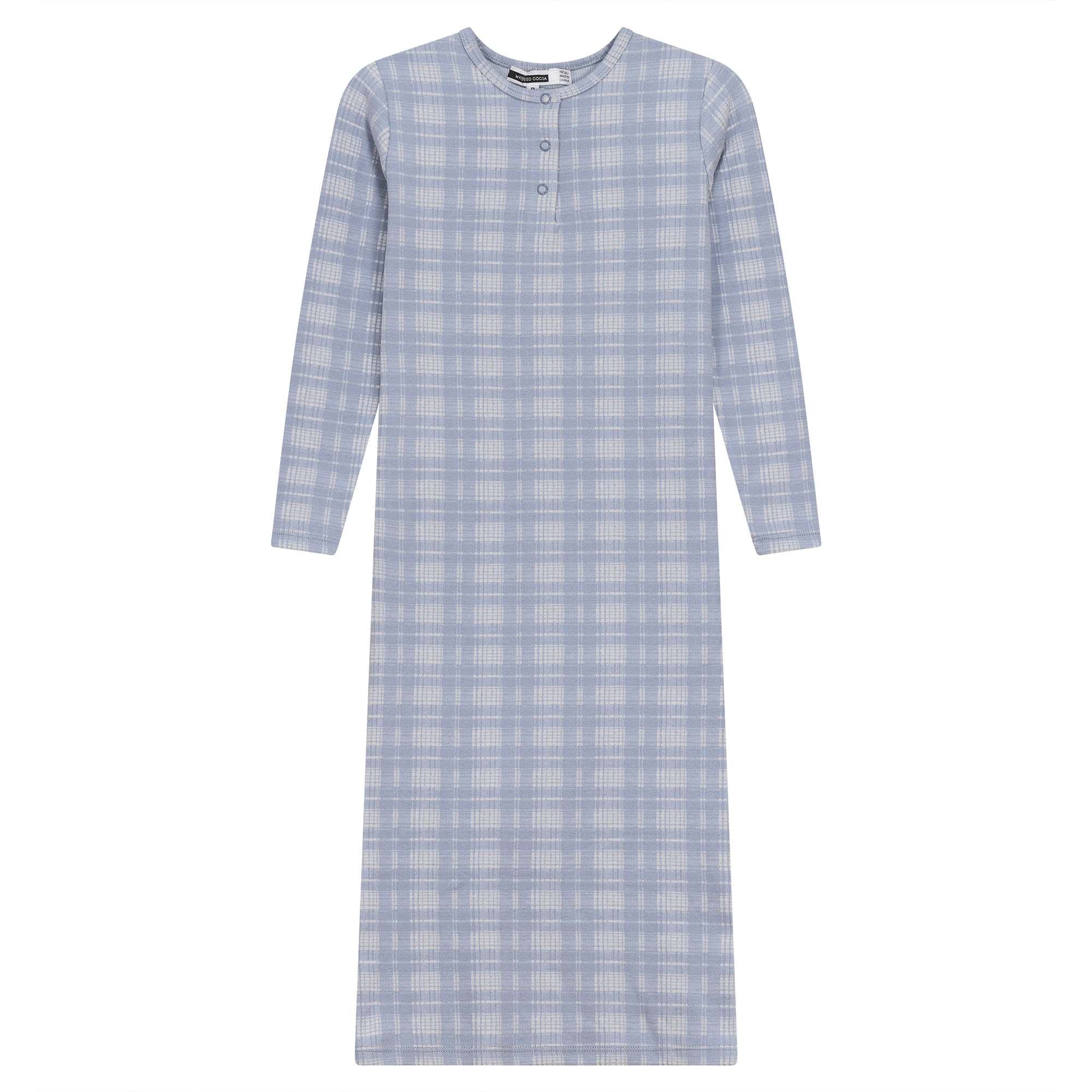 Brushed Rib Plaid Night Gown in by Whipped Cocoa