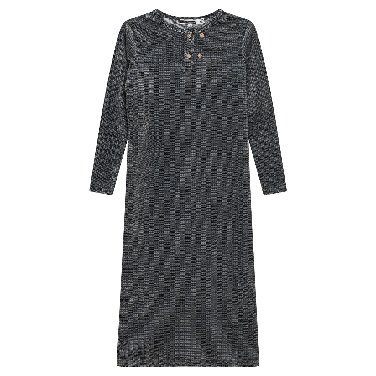 Velour Night Gown in Black by Whipped Cocoa