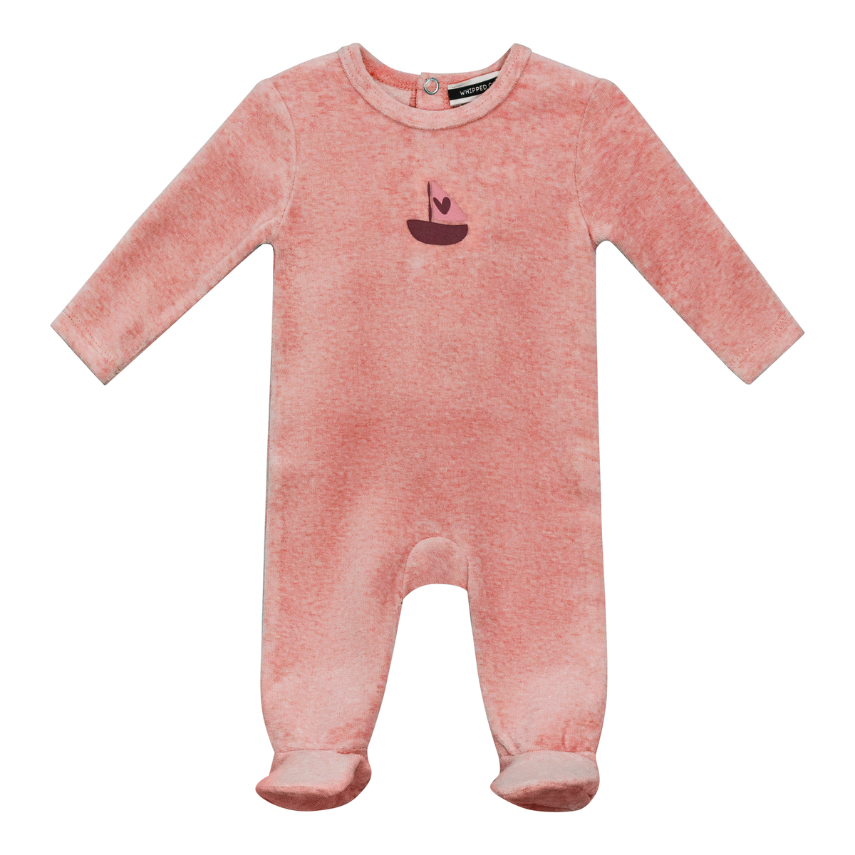 Boat Print Onesie in Pink by Whipped Cocoa
