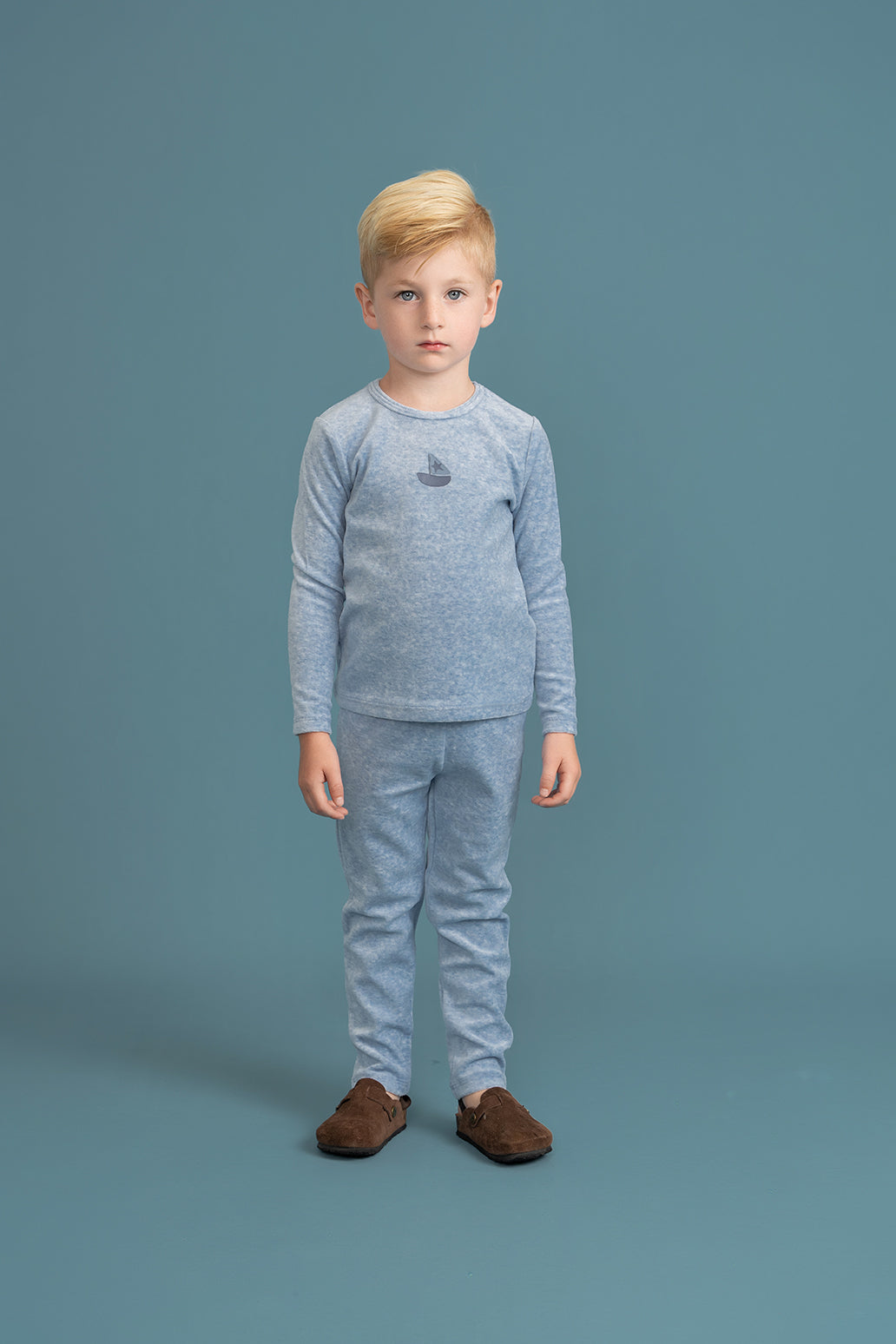 Boat Print 2Pc Set in by Whipped Cocoa