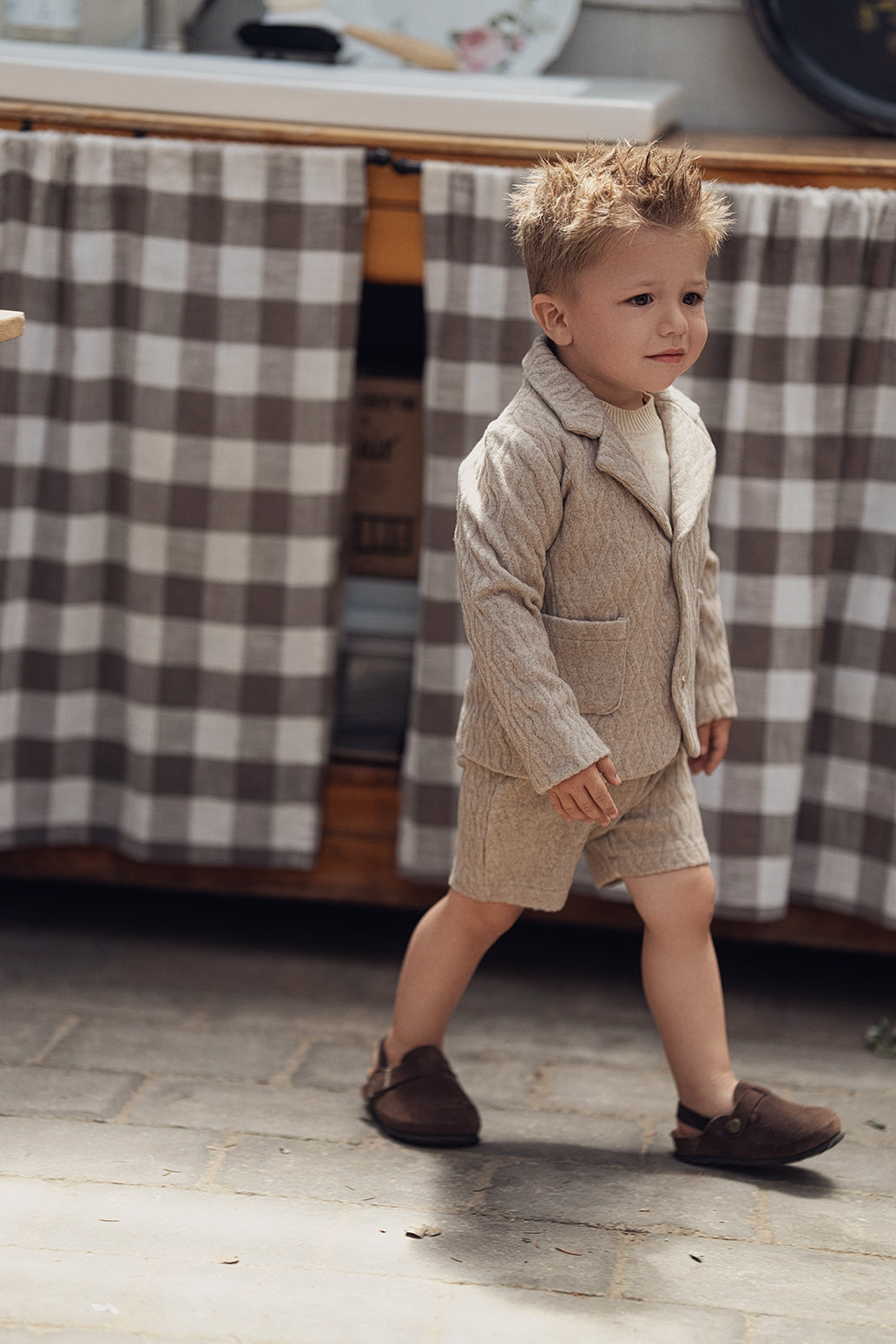 Textured Knit Blazer in by The Umbrella Academy