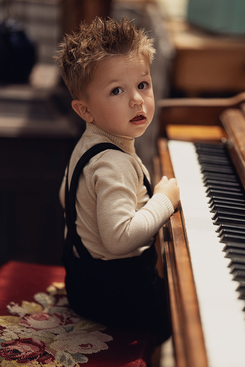 Velvet Overall in by Space Grey