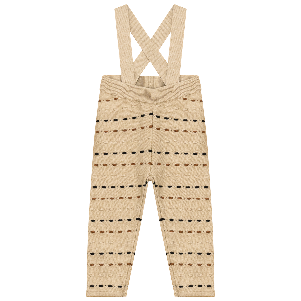 Knitted Overall in Dark Almond Black by Mr. Mr.