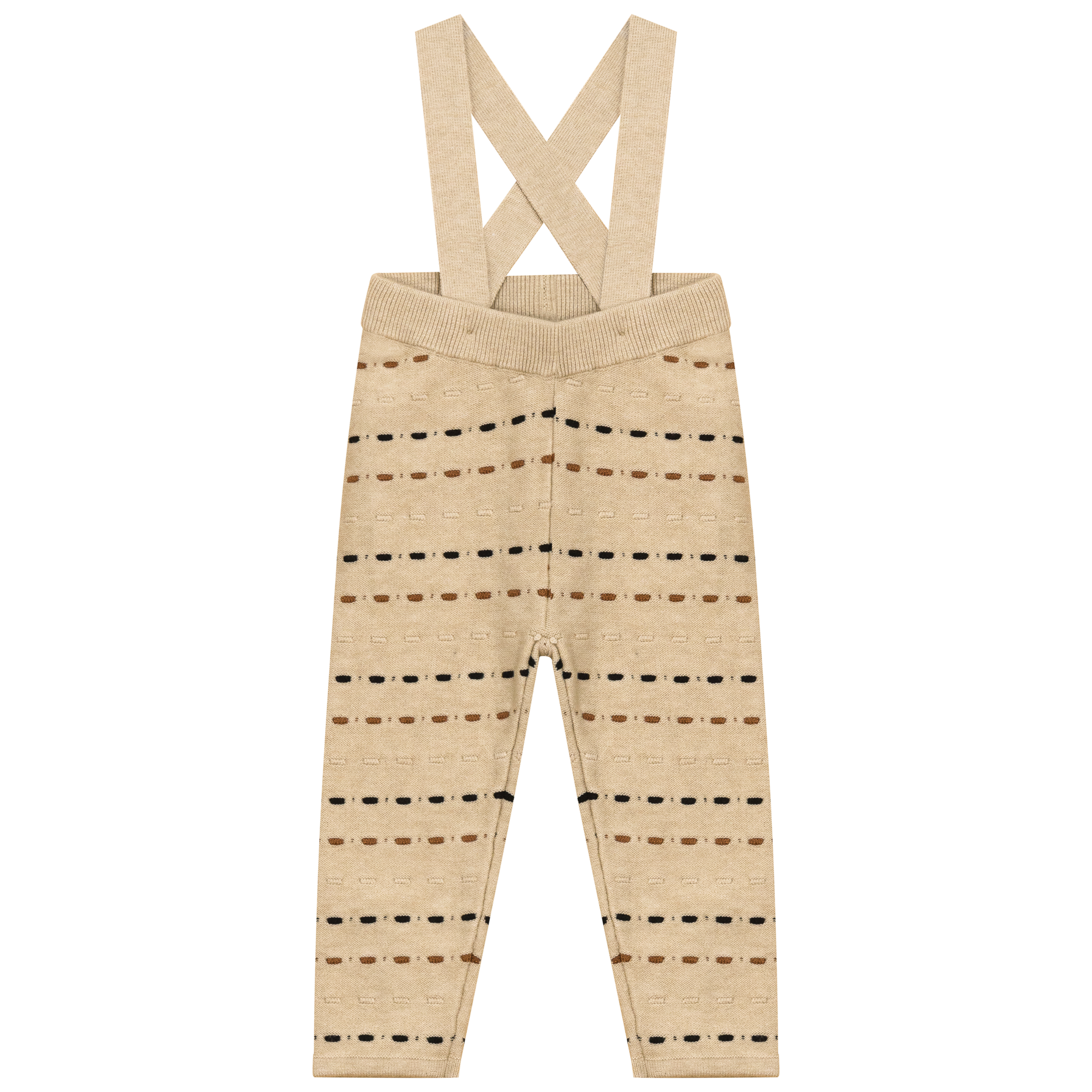 Knitted Overall in Dark Almond Black by Mr. Mr.