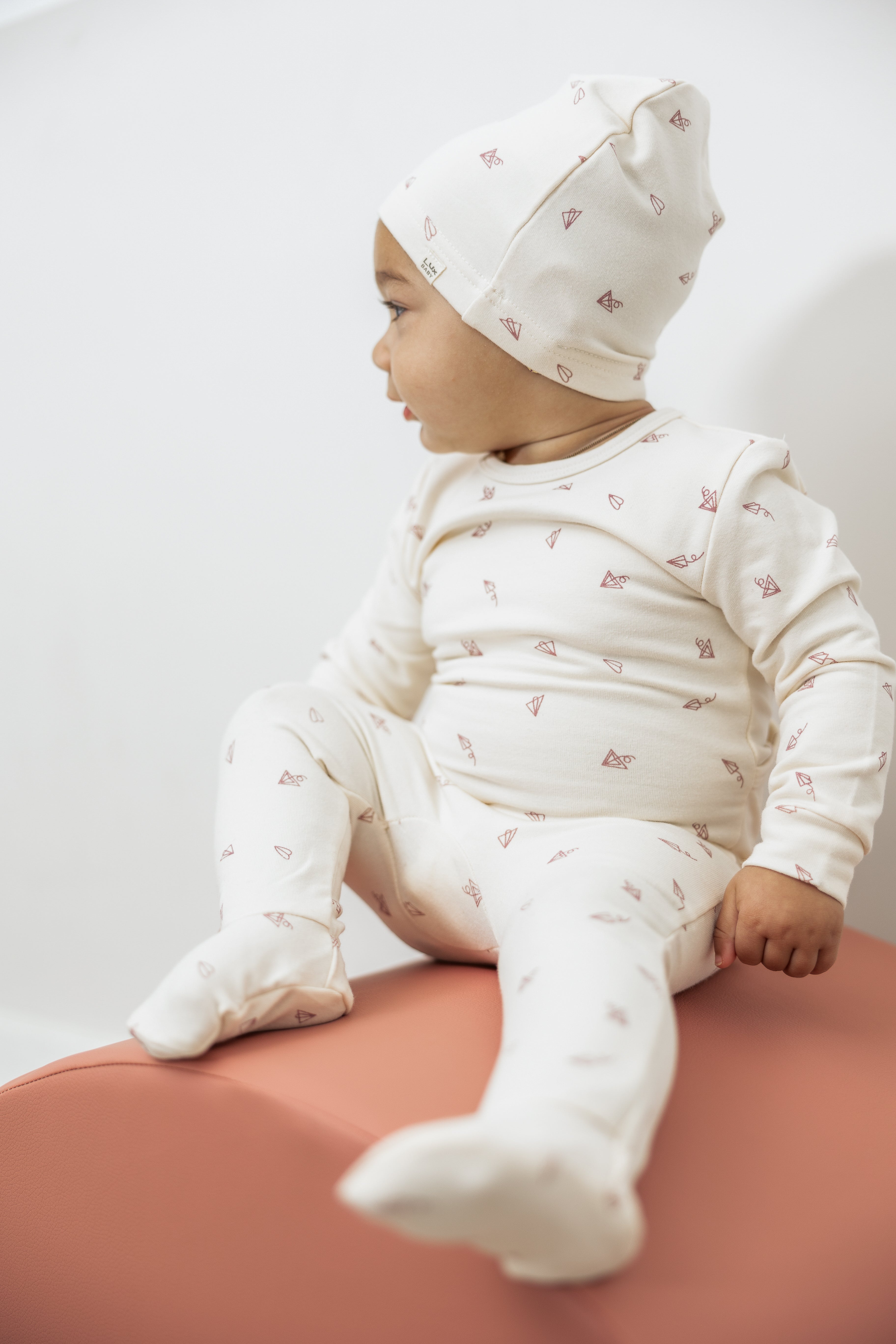 Airplane Printed 2Pc Set in by Lux