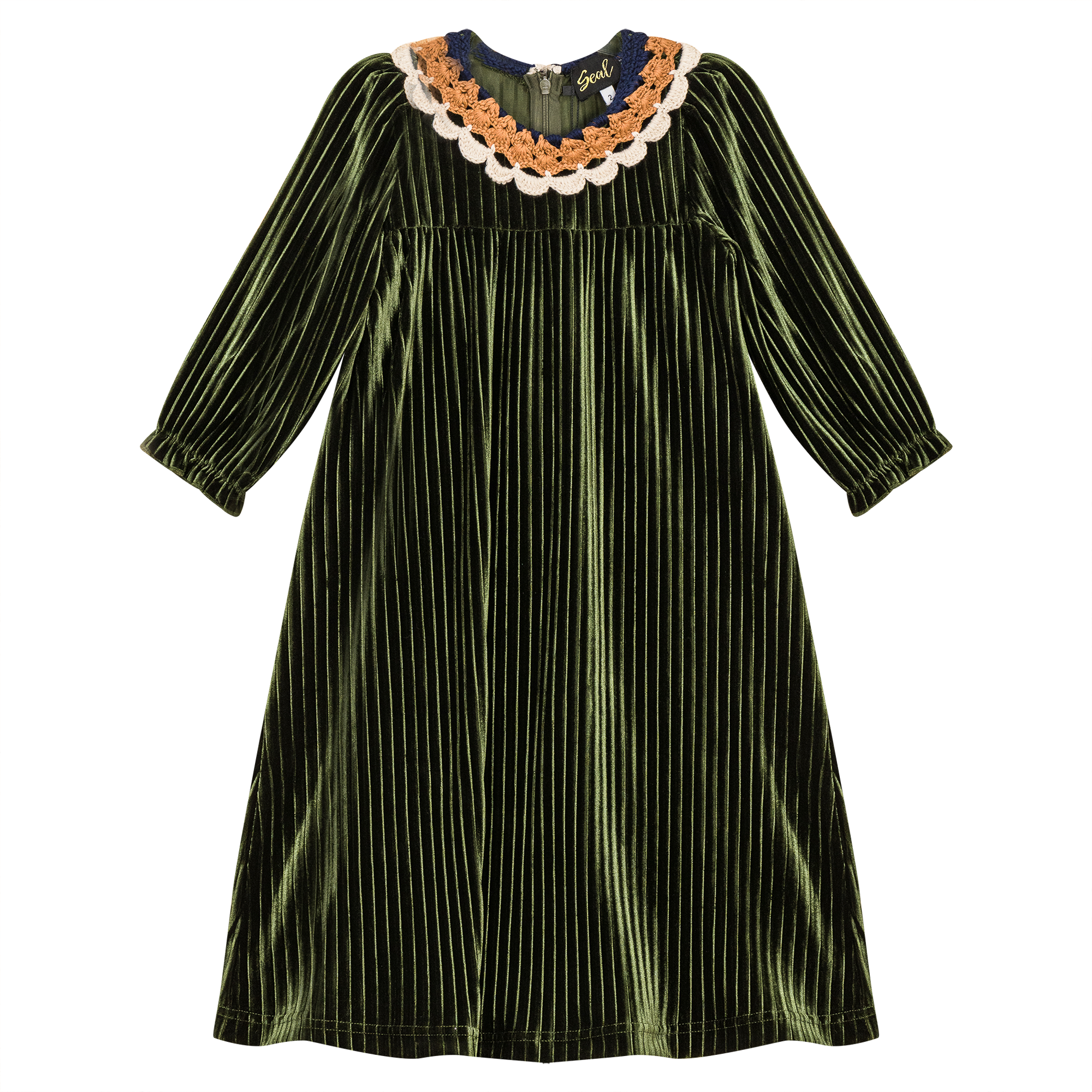 Velvet Maxi Dress in Olive by Seal