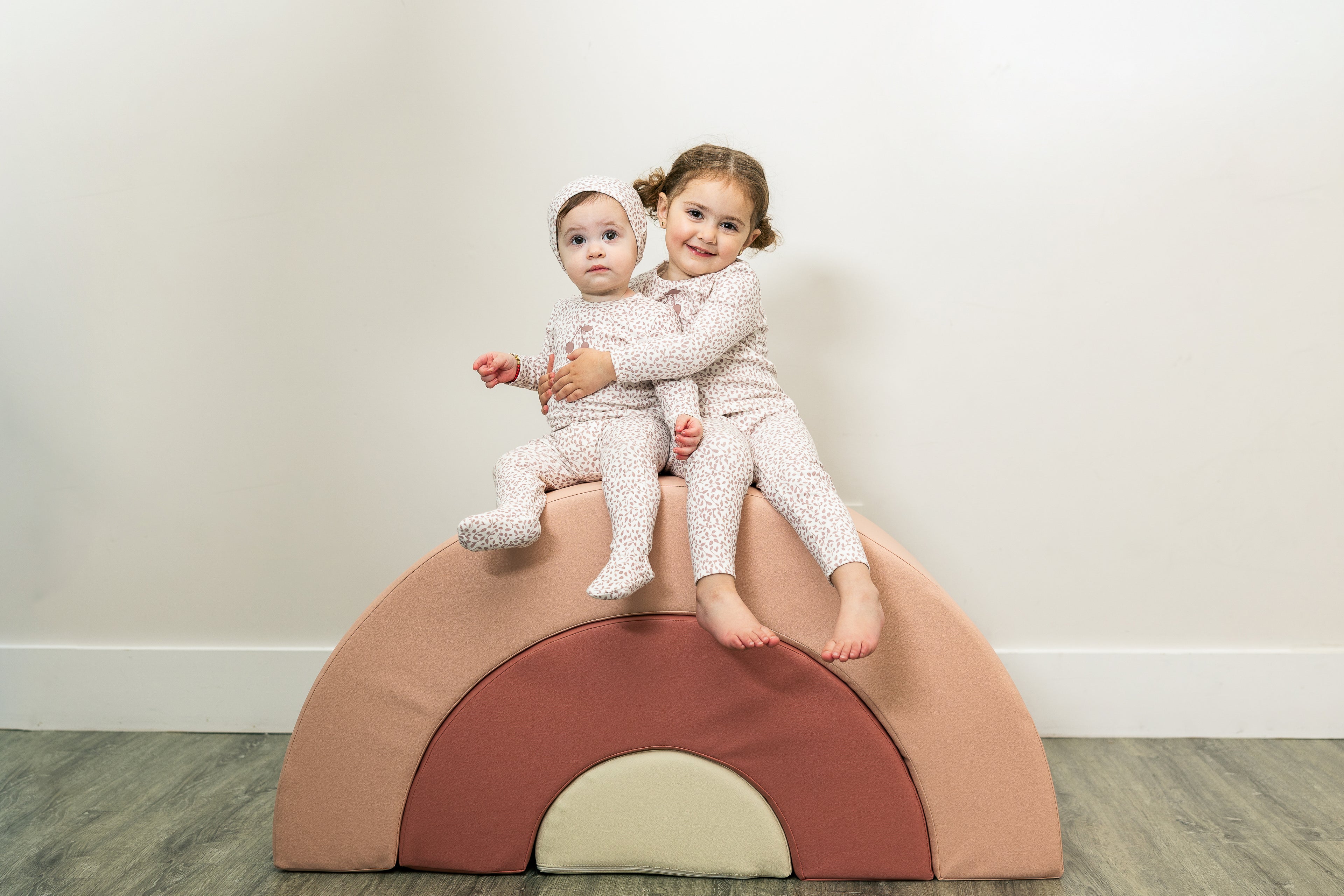 Cherry Print Onesie with Hat in by Lux