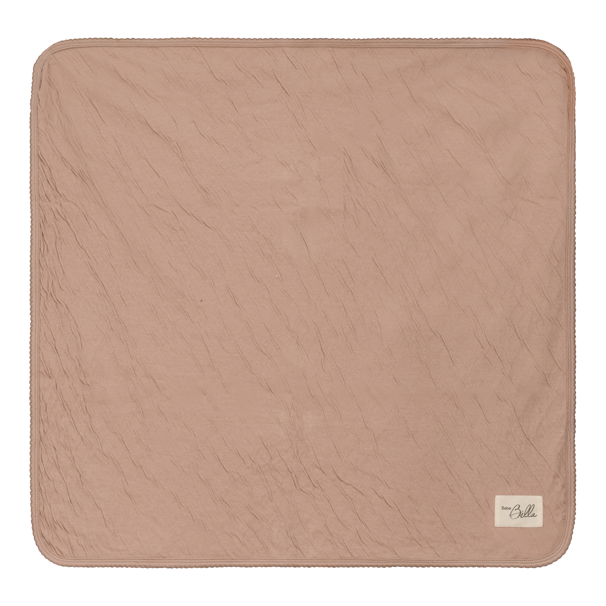 Crinkled Jersey Blanket in Light Maple One Size by Bebe Bella