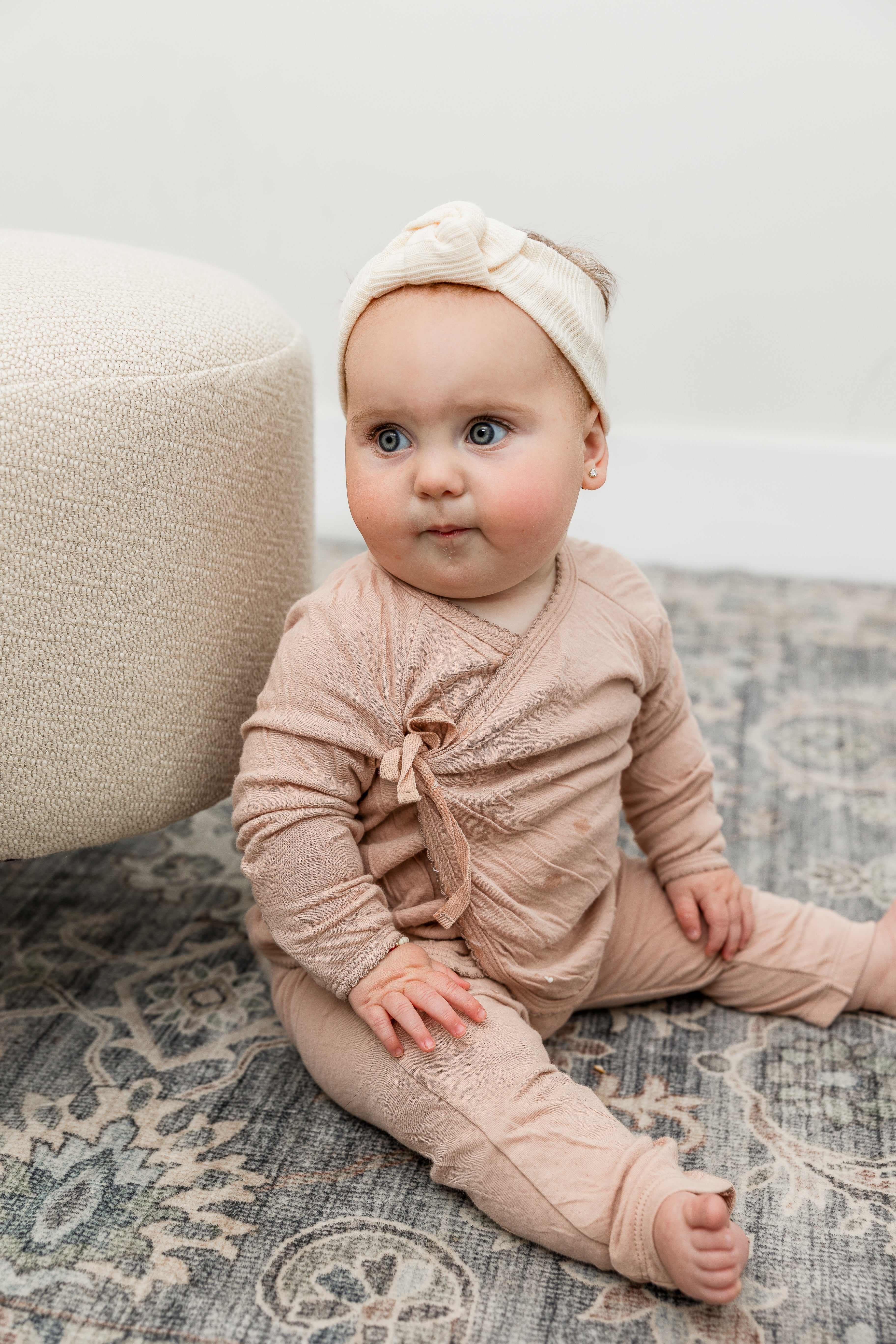 Crinkled Jersey Wrap 2Pc Set in by Bebe Bella