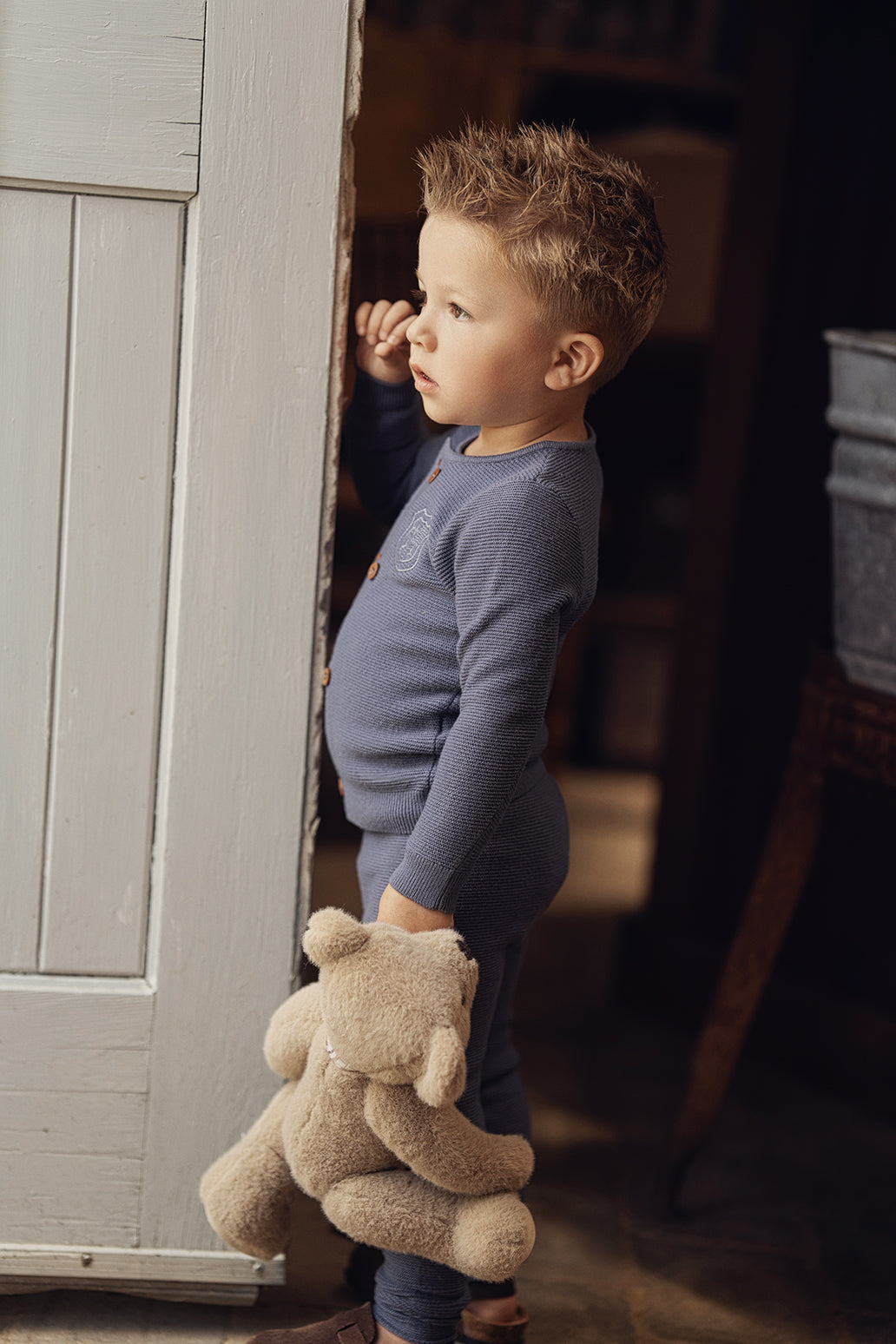 Crest Knitted 2Pc Set in by Mr. Mr.