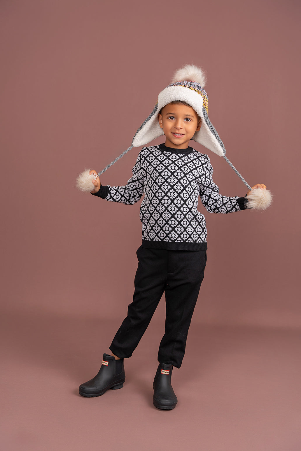 Jacquard Knit Sweater in by Mr. Mr.