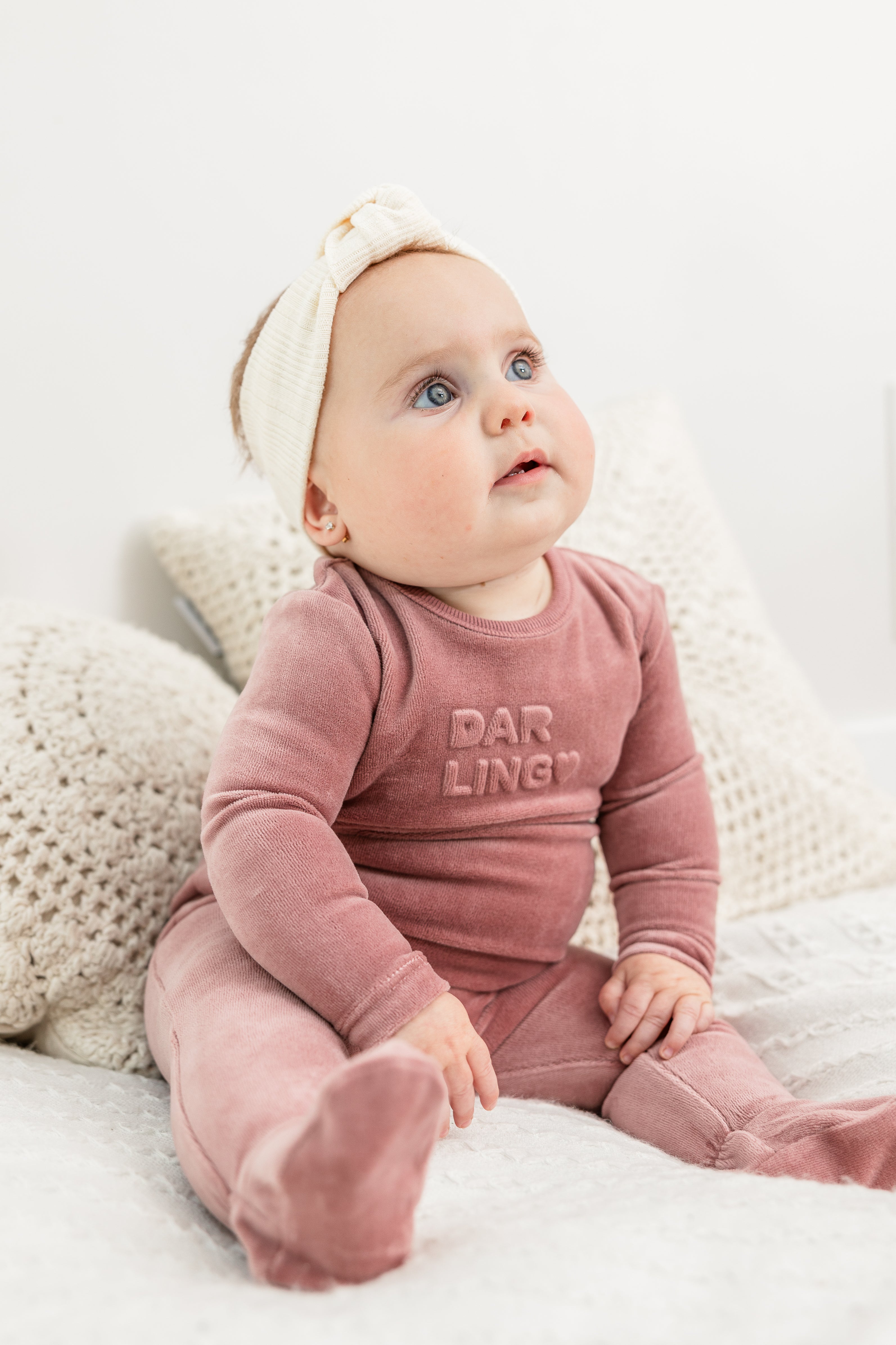 Charming and Darling Print Onesie in by Bebe Bella