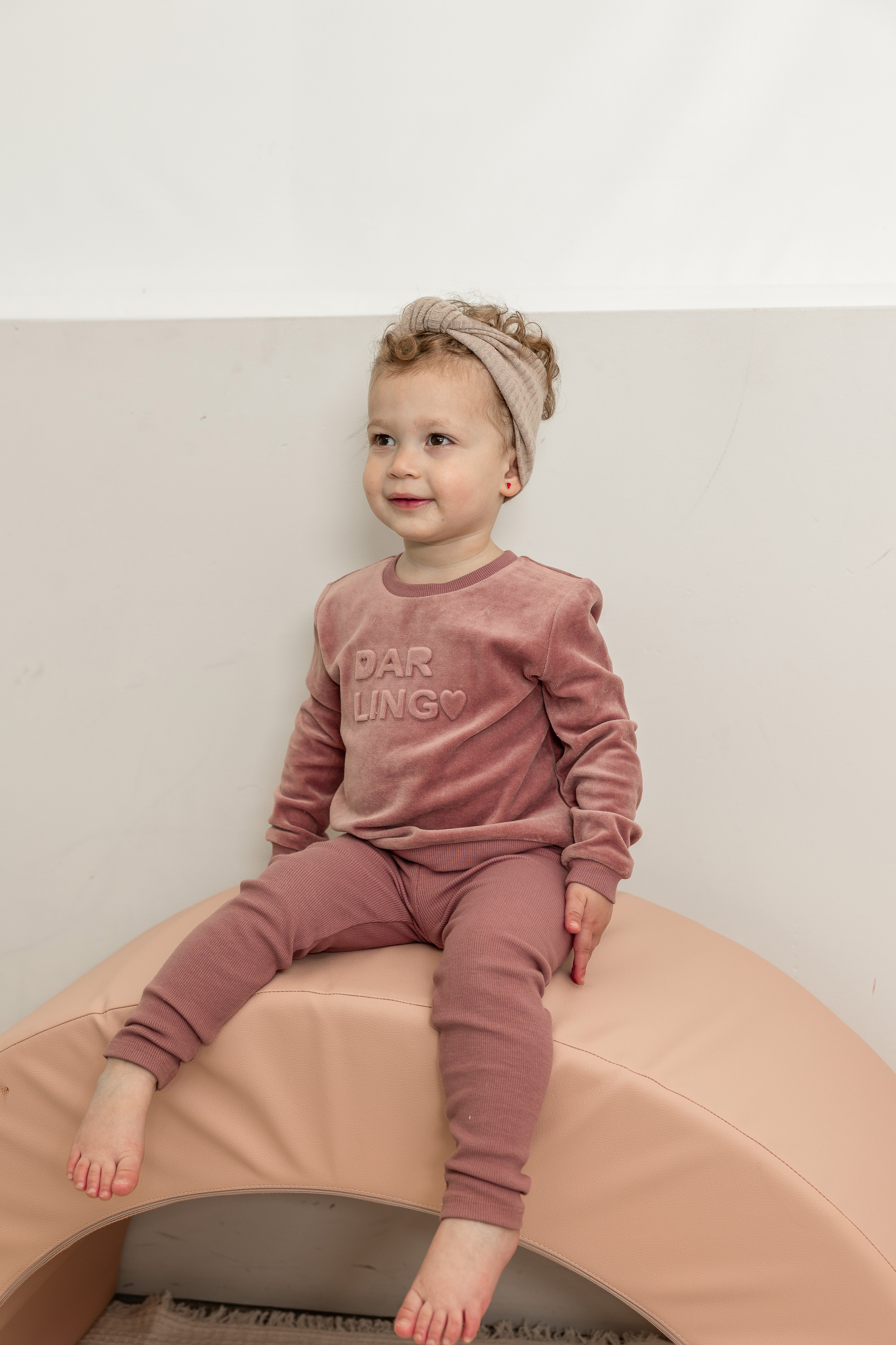 Charming and Darling Print 2Pc Set in Blue by Bebe Bella