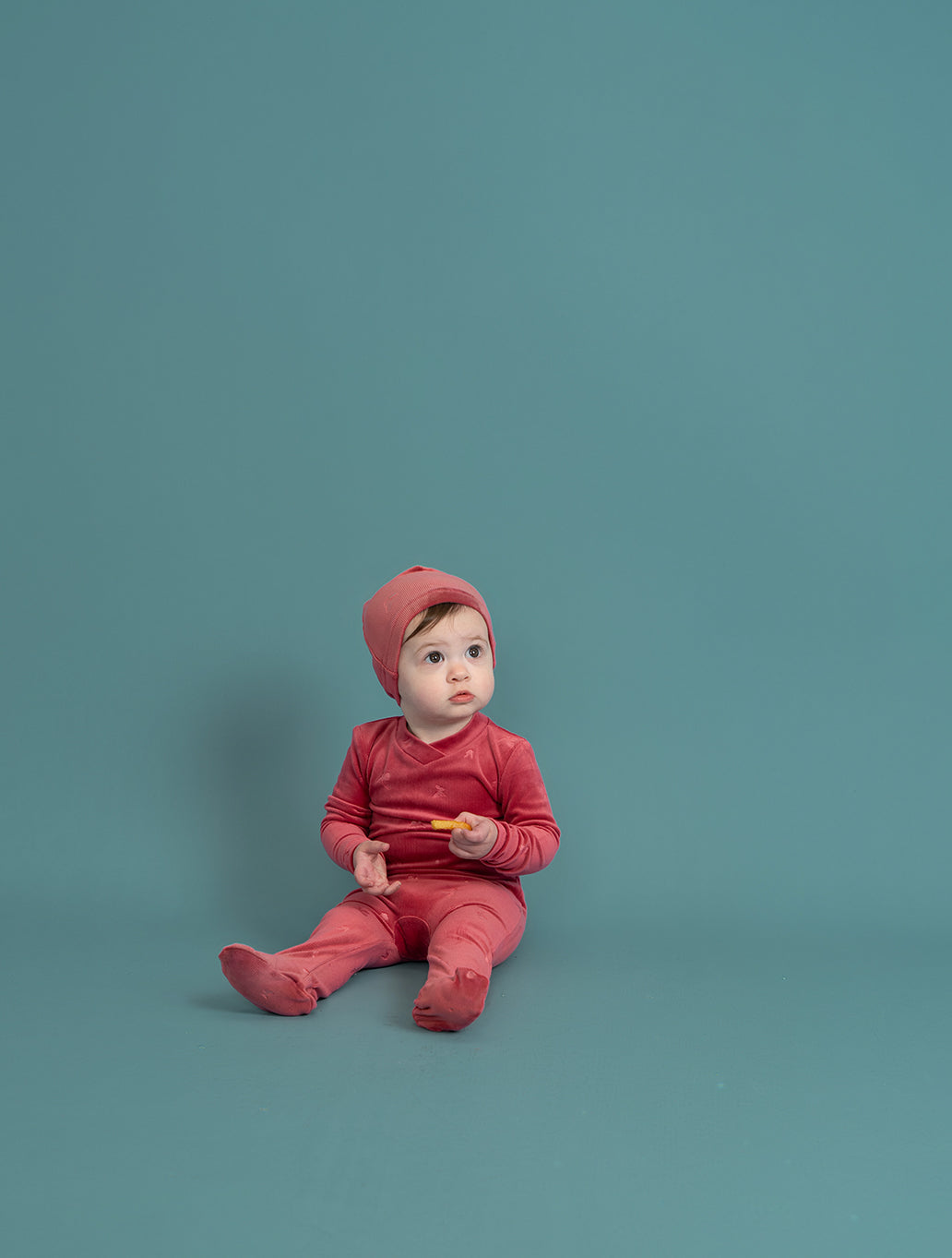 Butterfly Motif Onesie Set in by Whipped Cocoa