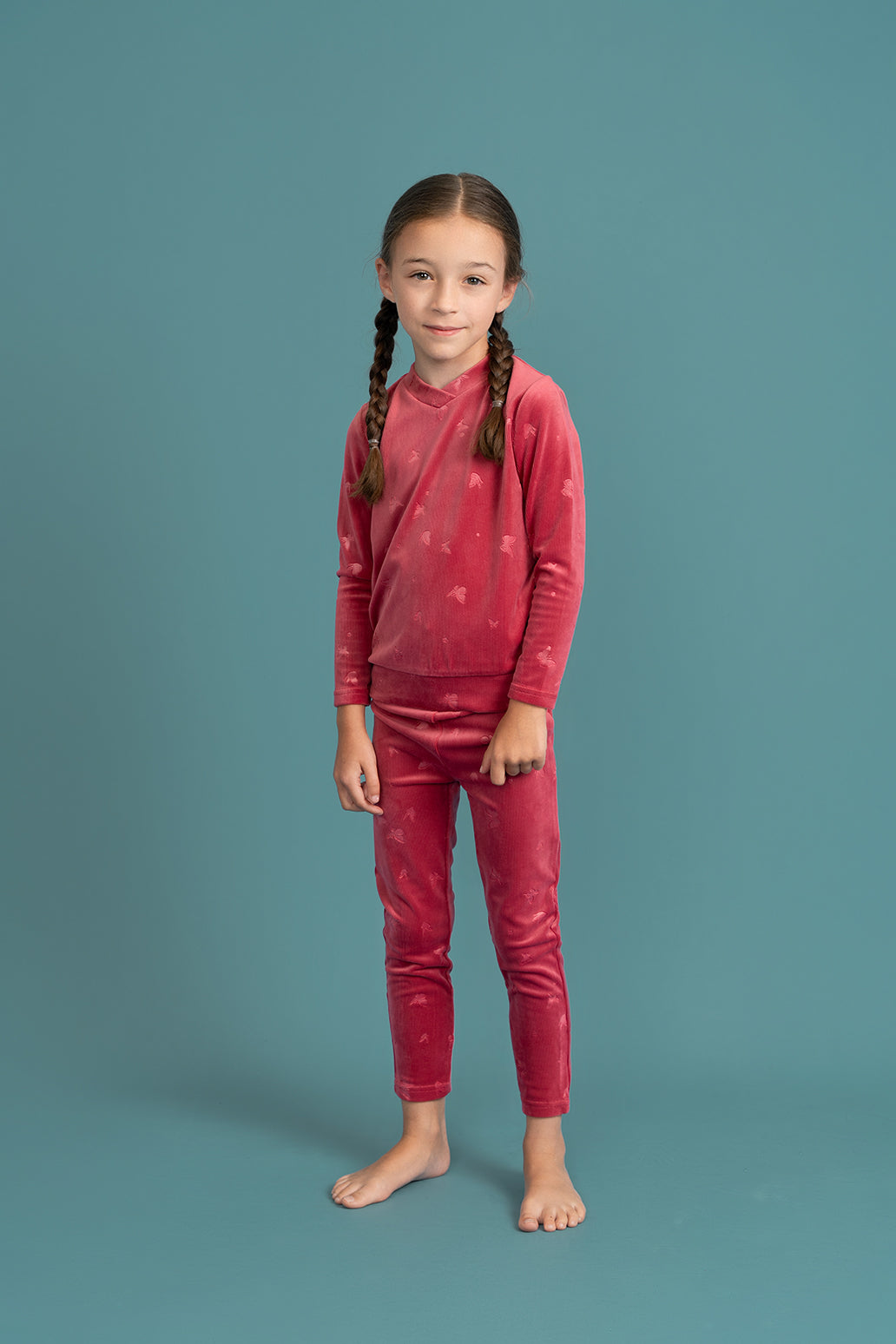 Butterfly Motif 2Pc Set in by Whipped Cocoa