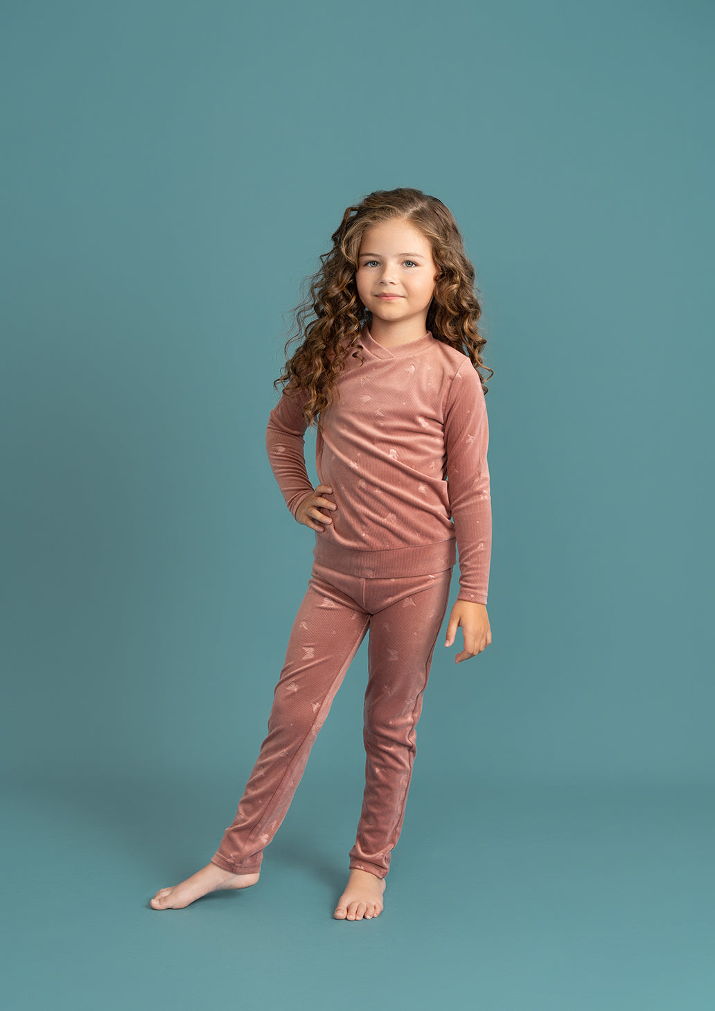 Butterfly Motif 2Pc Set in by Whipped Cocoa