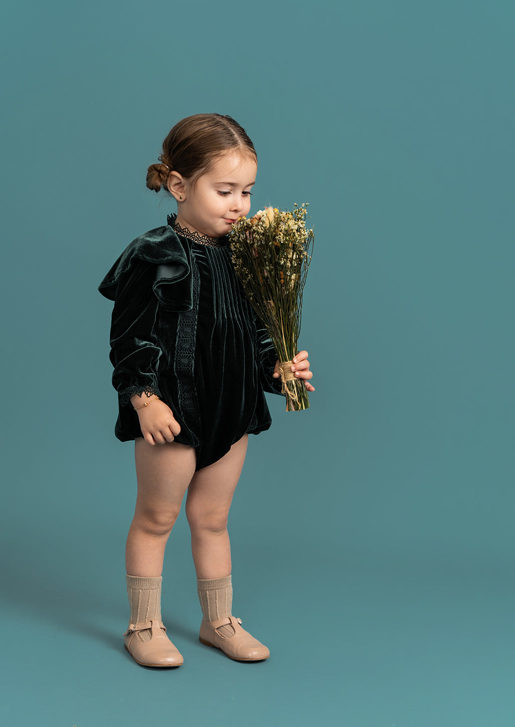 Crushed Velour Bubble with Lace Trim in by The Umbrella Academy