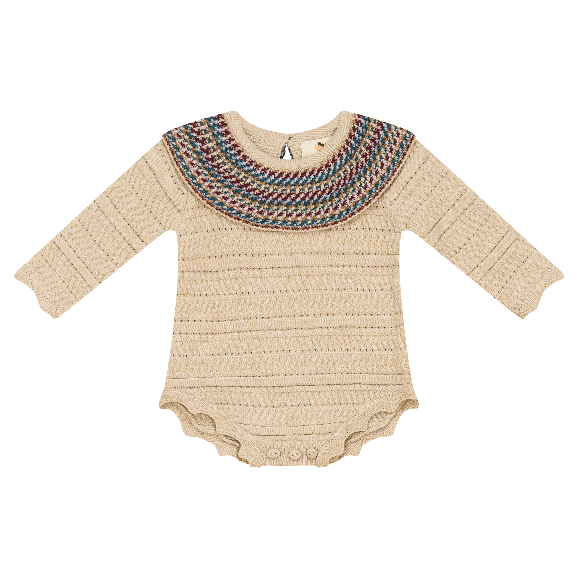 Crochet Knit Bubble in Dark Almond by Apricot