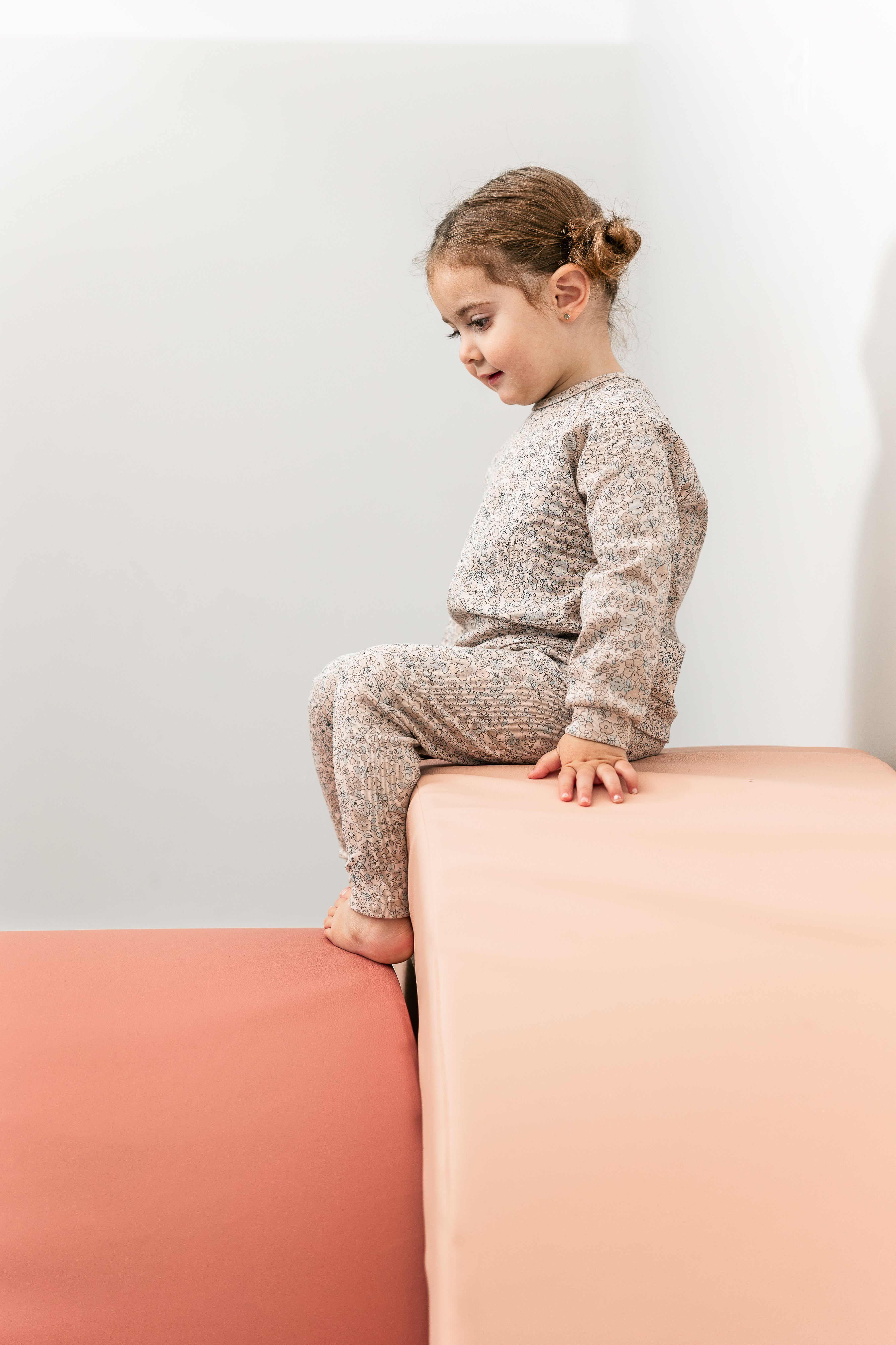 Floral Printed 2Pc Set in by Space Grey