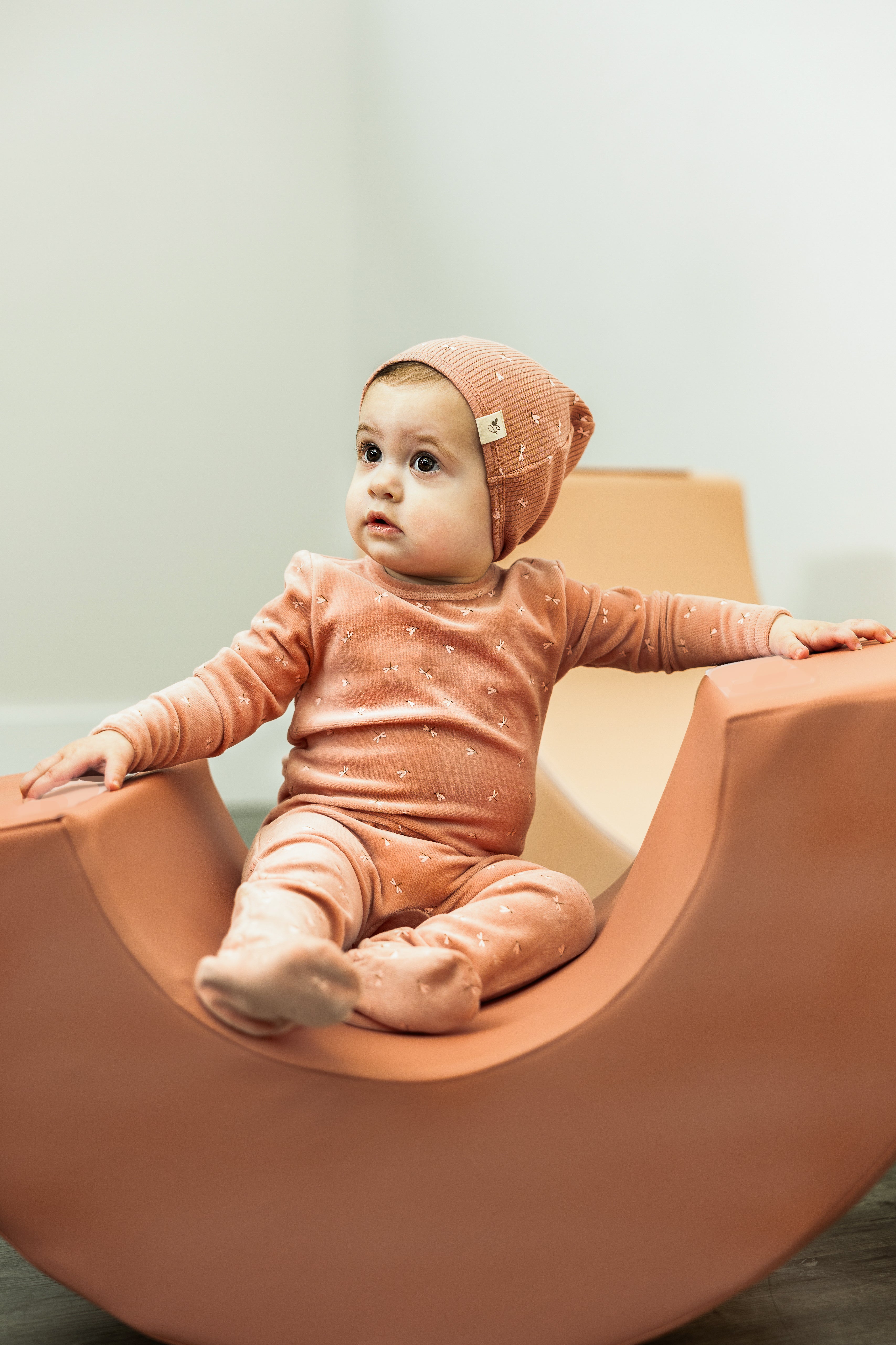 Firefly Printed Onesie Set in by Bebe Bella