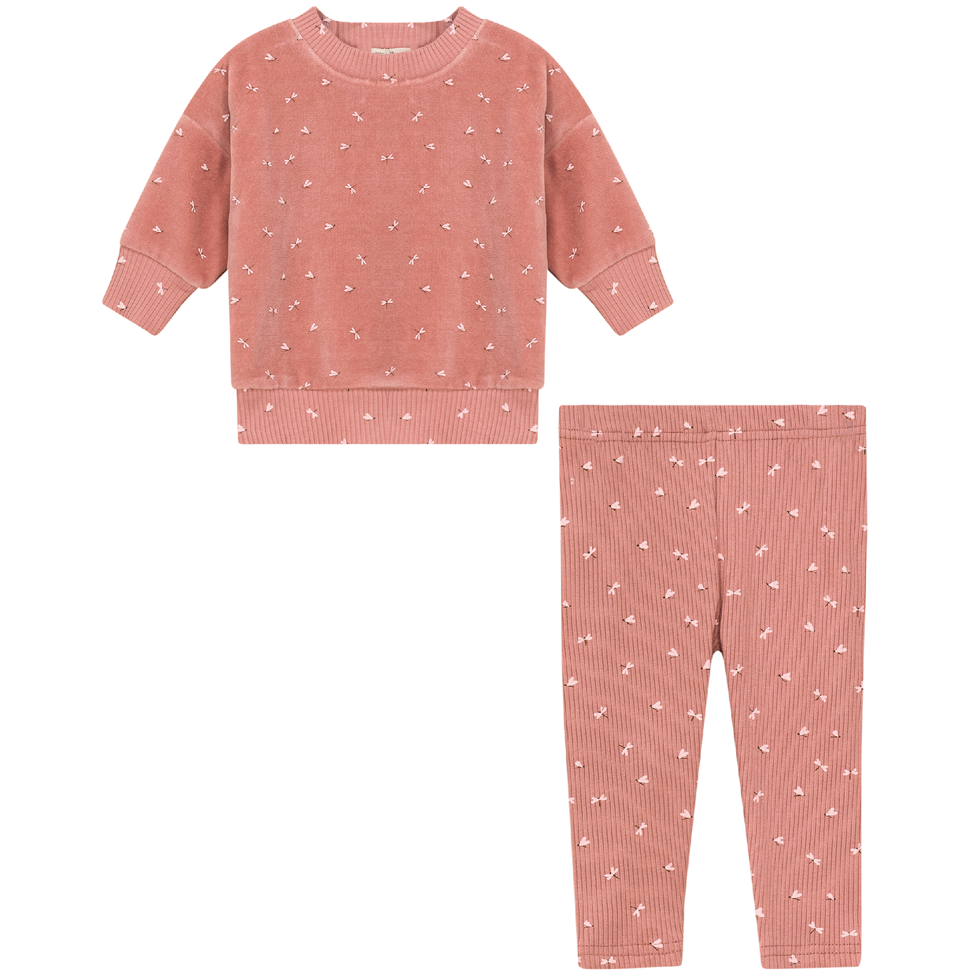 Firefly Printed Set in Pink by Bebe Bella