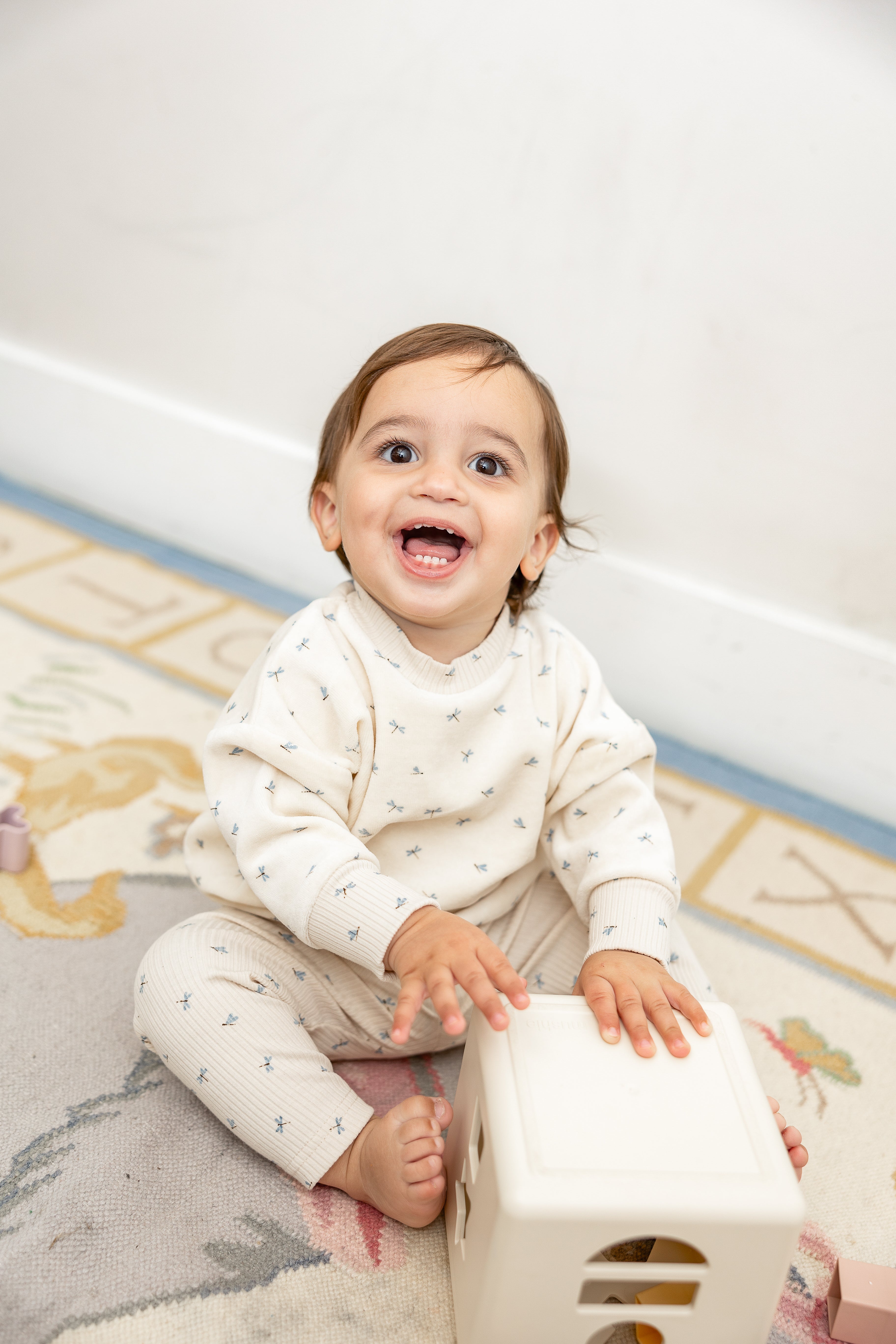 Firefly Printed Set in Beige by Bebe Bella