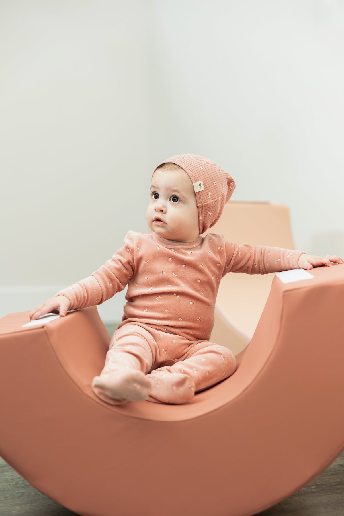 Firefly Printed Onesie Set in by Bebe Bella