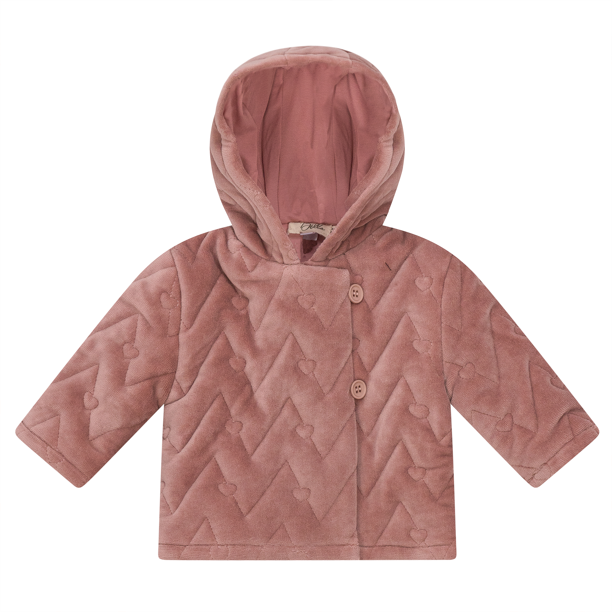 Quilted Velour Jacket in by Bebe Bella