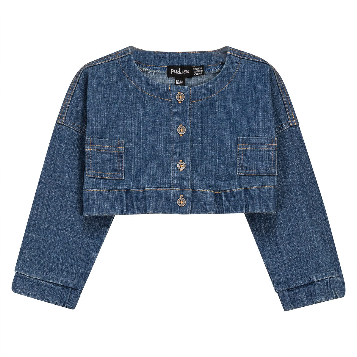 Denim Jacket in Denim by Puddles