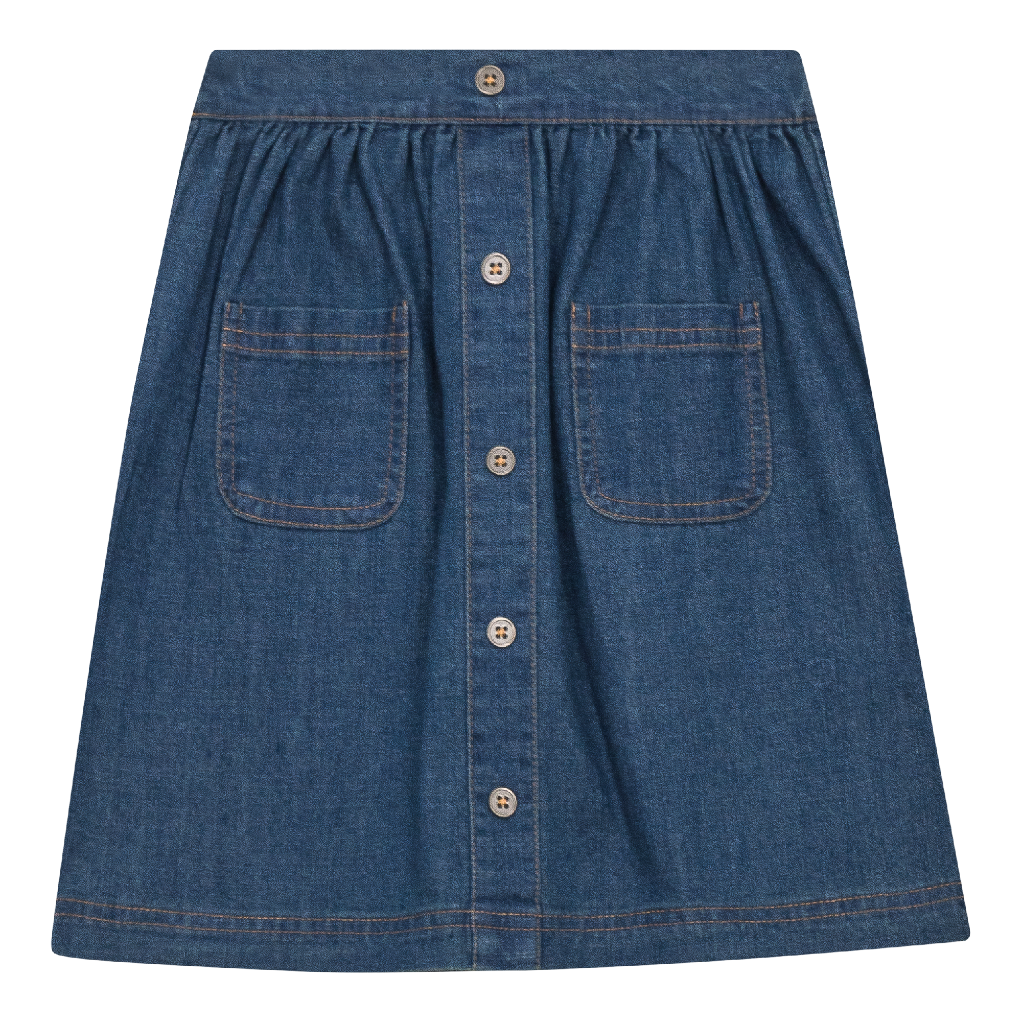Denim Skirt in Denim by Puddles