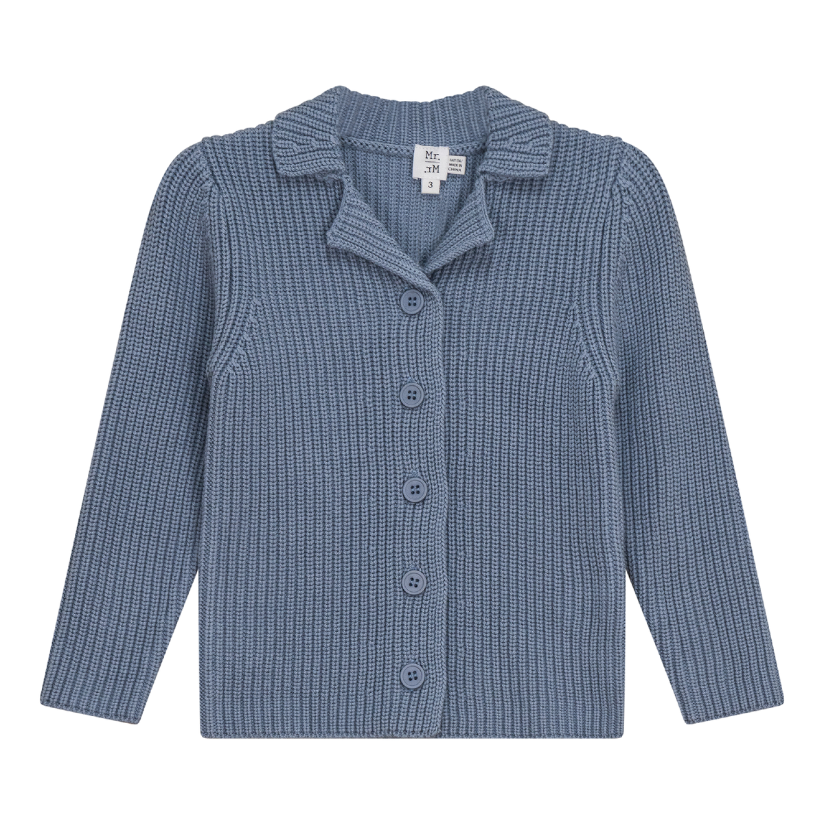 Knitted Top in Blue Grey by Mr. Mr.