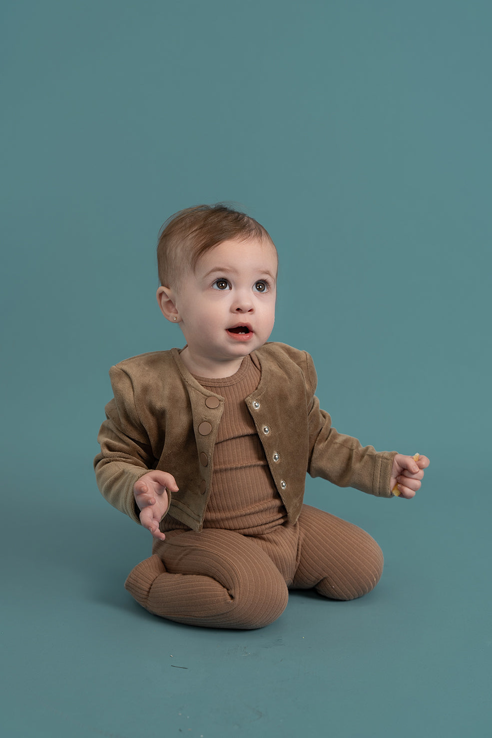 Ribbed Onesie in by Puddles