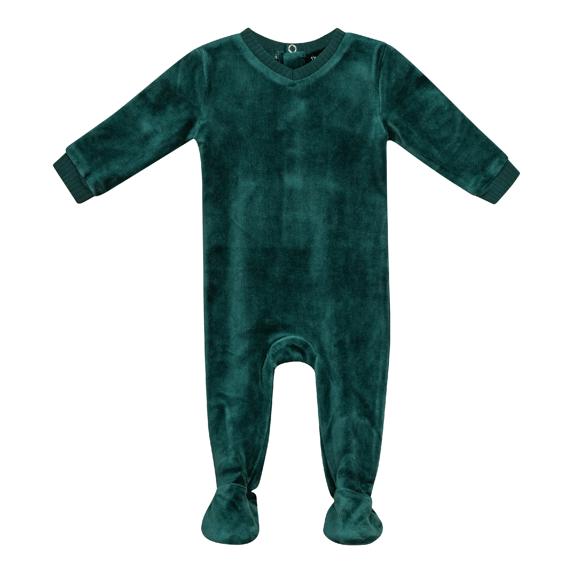 Velour Onesie in Pine Green by Puddles
