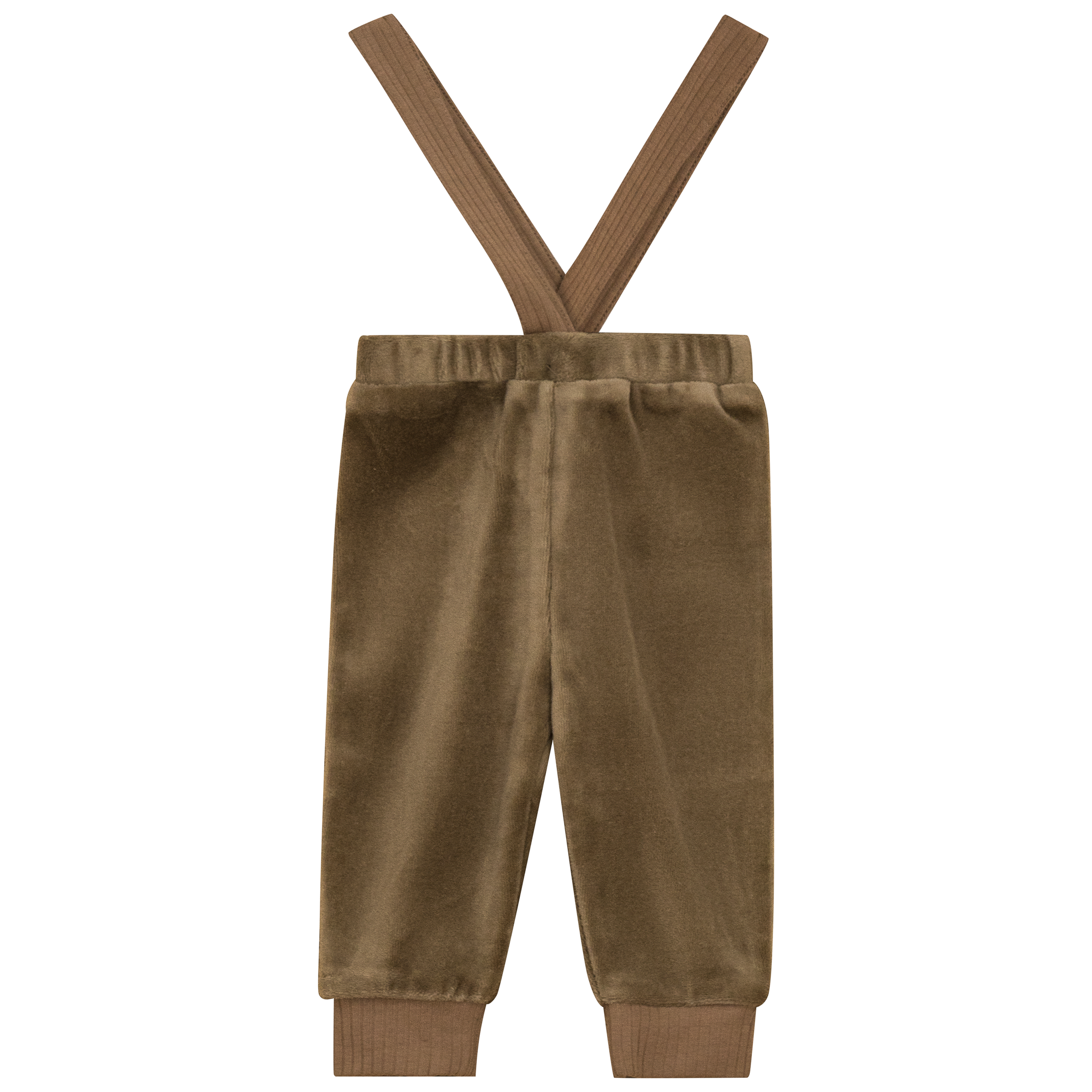 Velour Overall in Cocoa by Puddles
