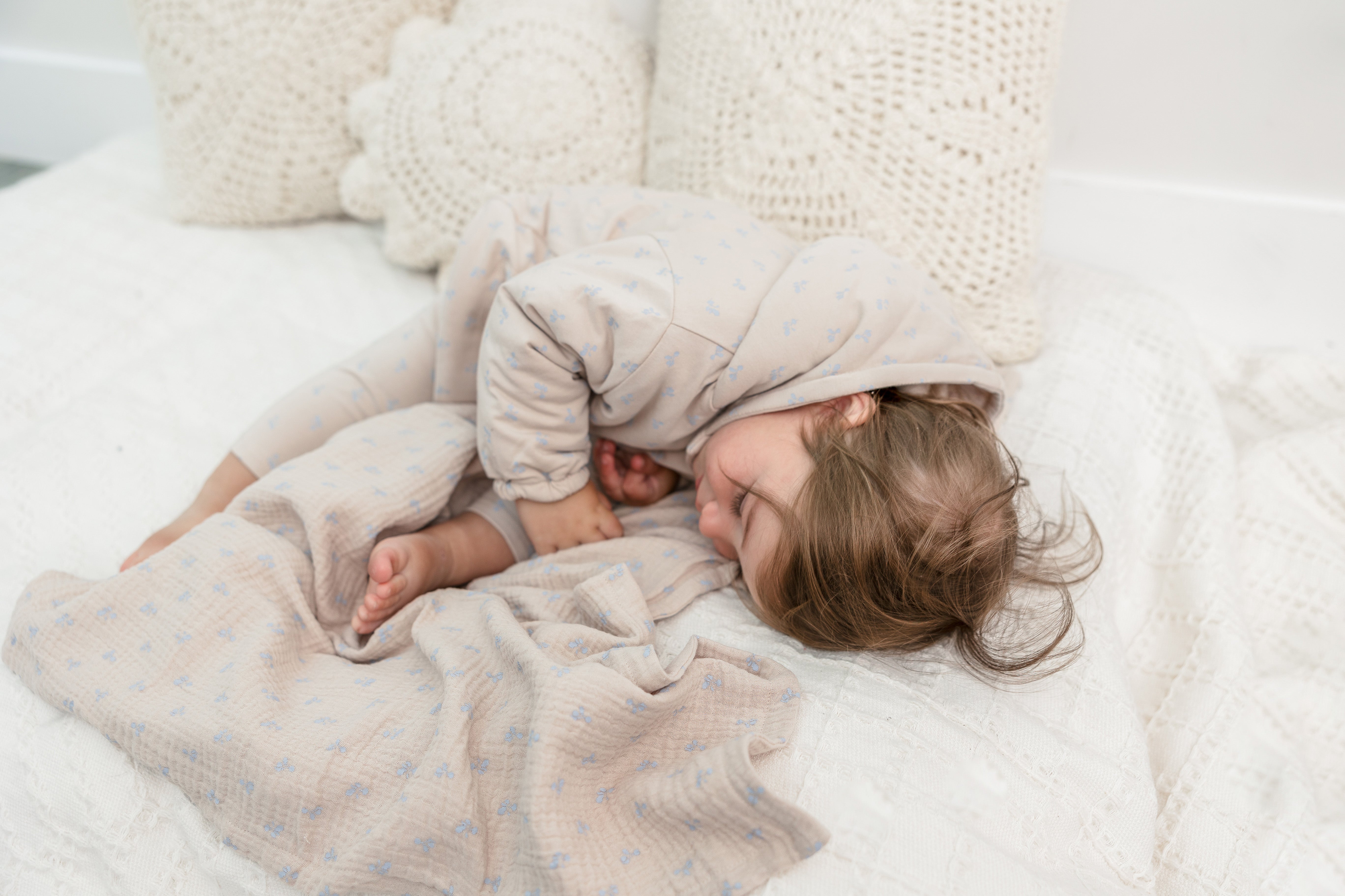 Raddish Print Swaddle in by Bebe Bella