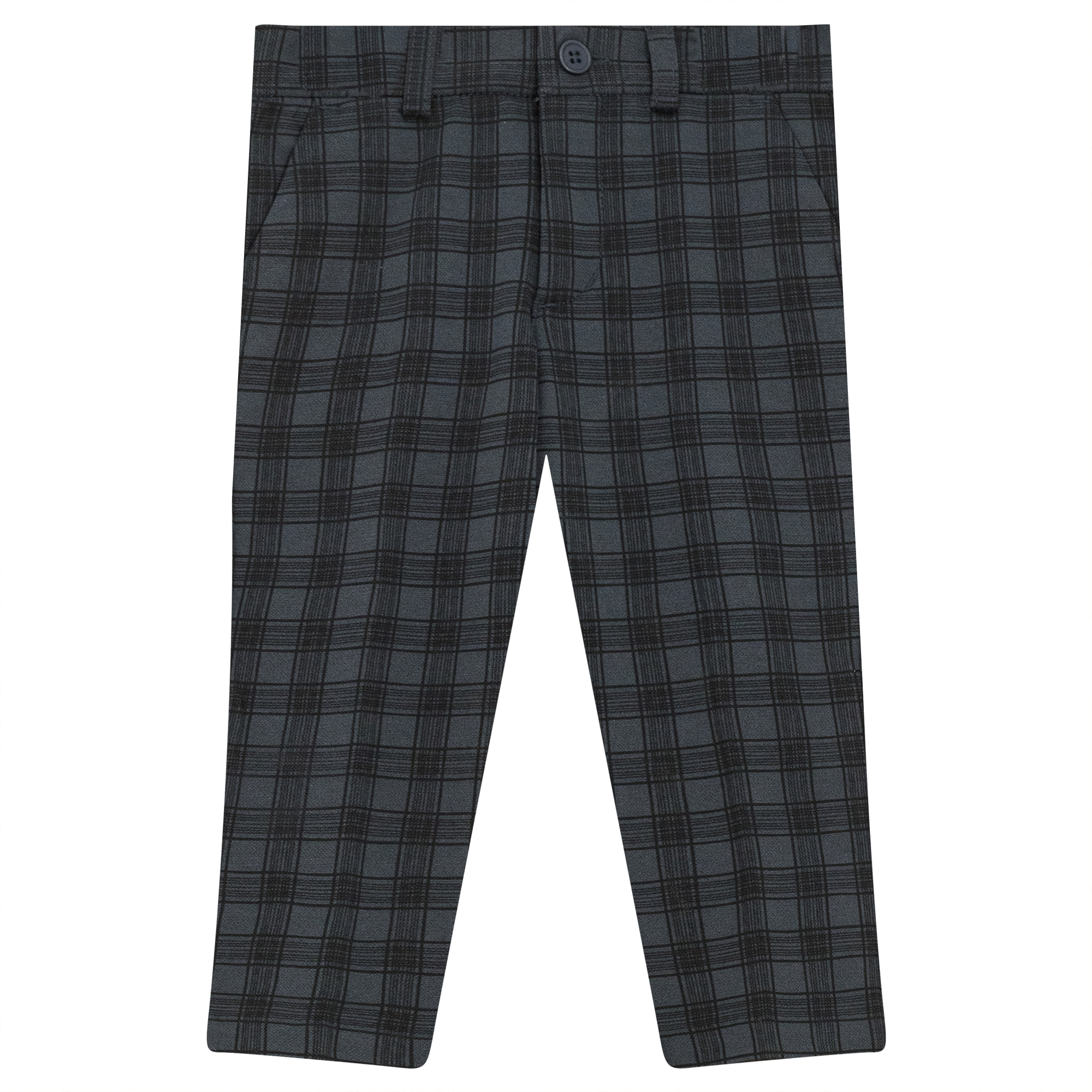 Plaid Long Pants in Grey by Mr. Mr.