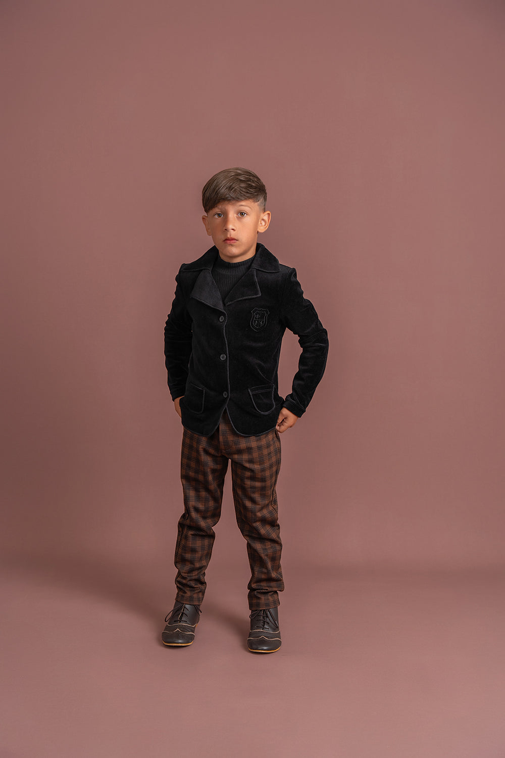 Plaid Long Pants Boys Pants by {{ product_vemdor}}