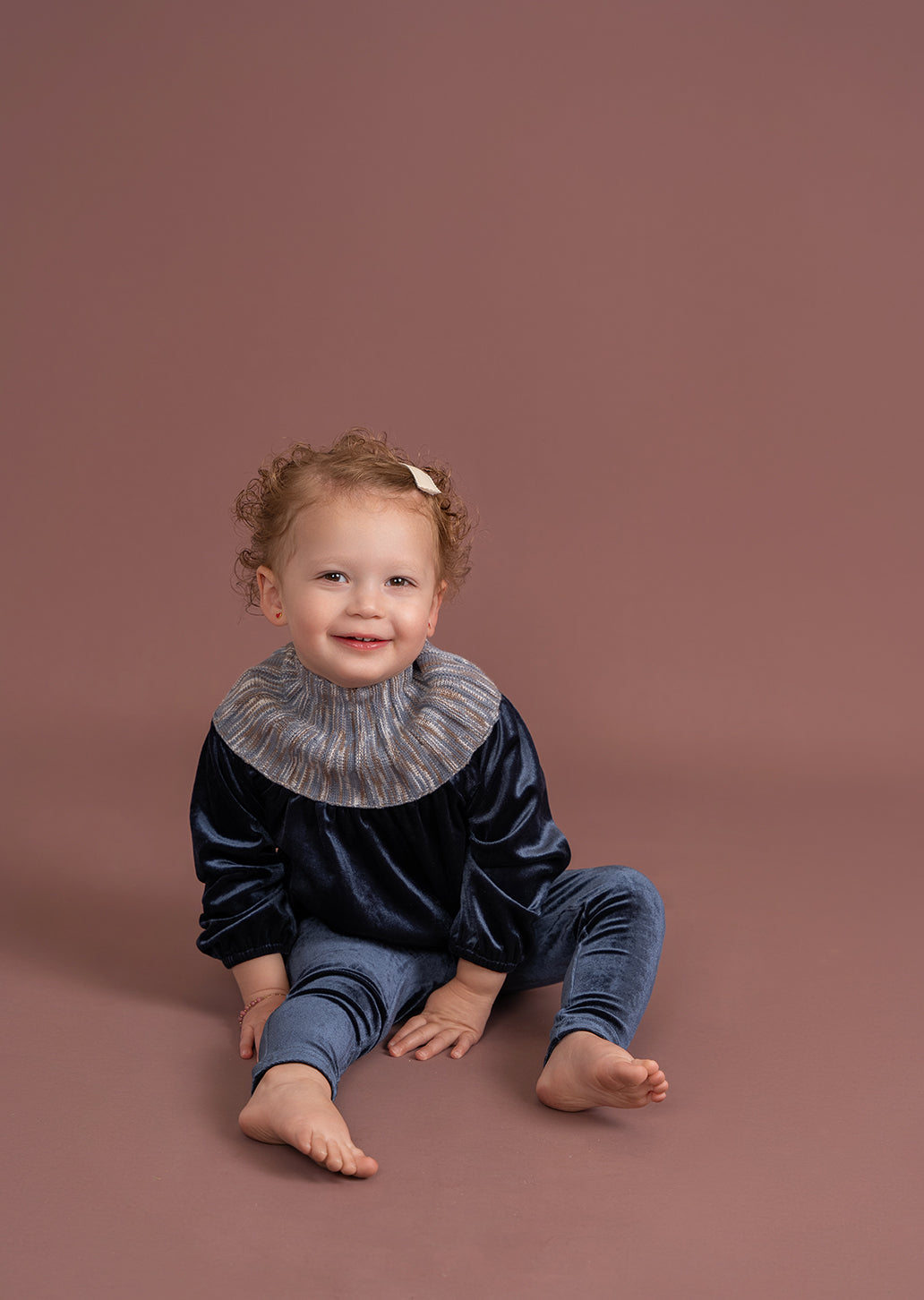 Velour Knitted 2Pc Set in by Seal