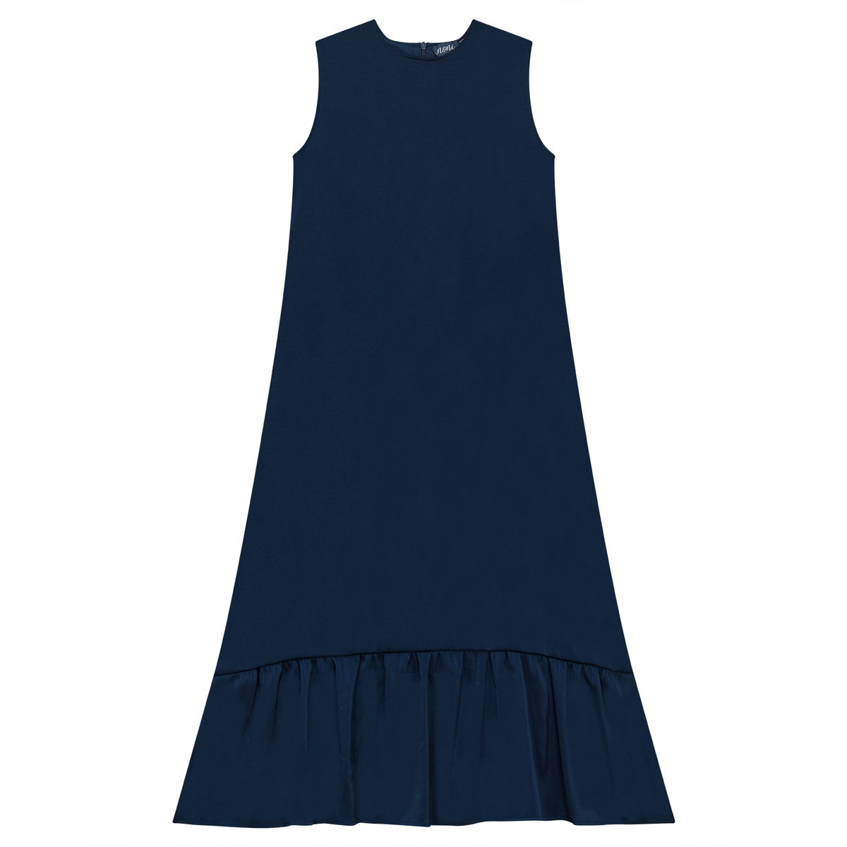 Satin Jumper in Navy by Noni