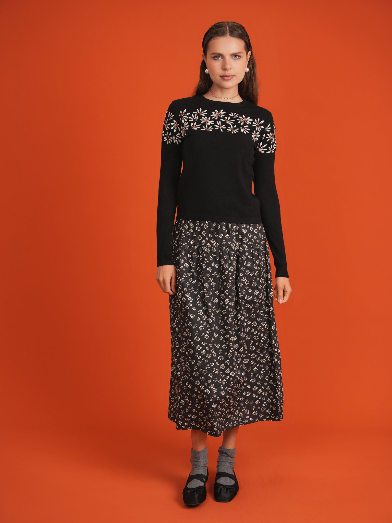 Woven Floral 2Pc Set in by Noni