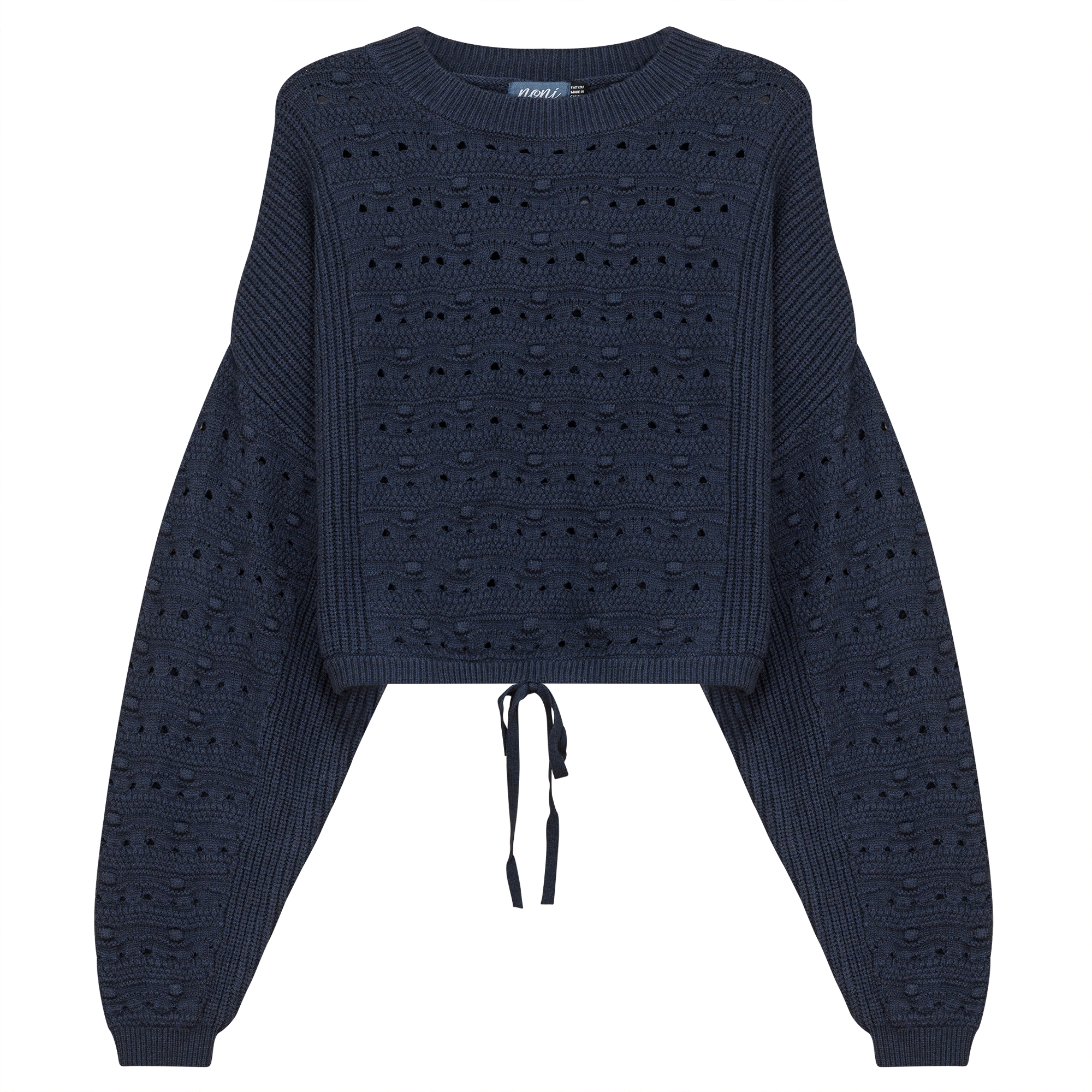 Chunky Loose Sweater in Midnight Blue by Noni
