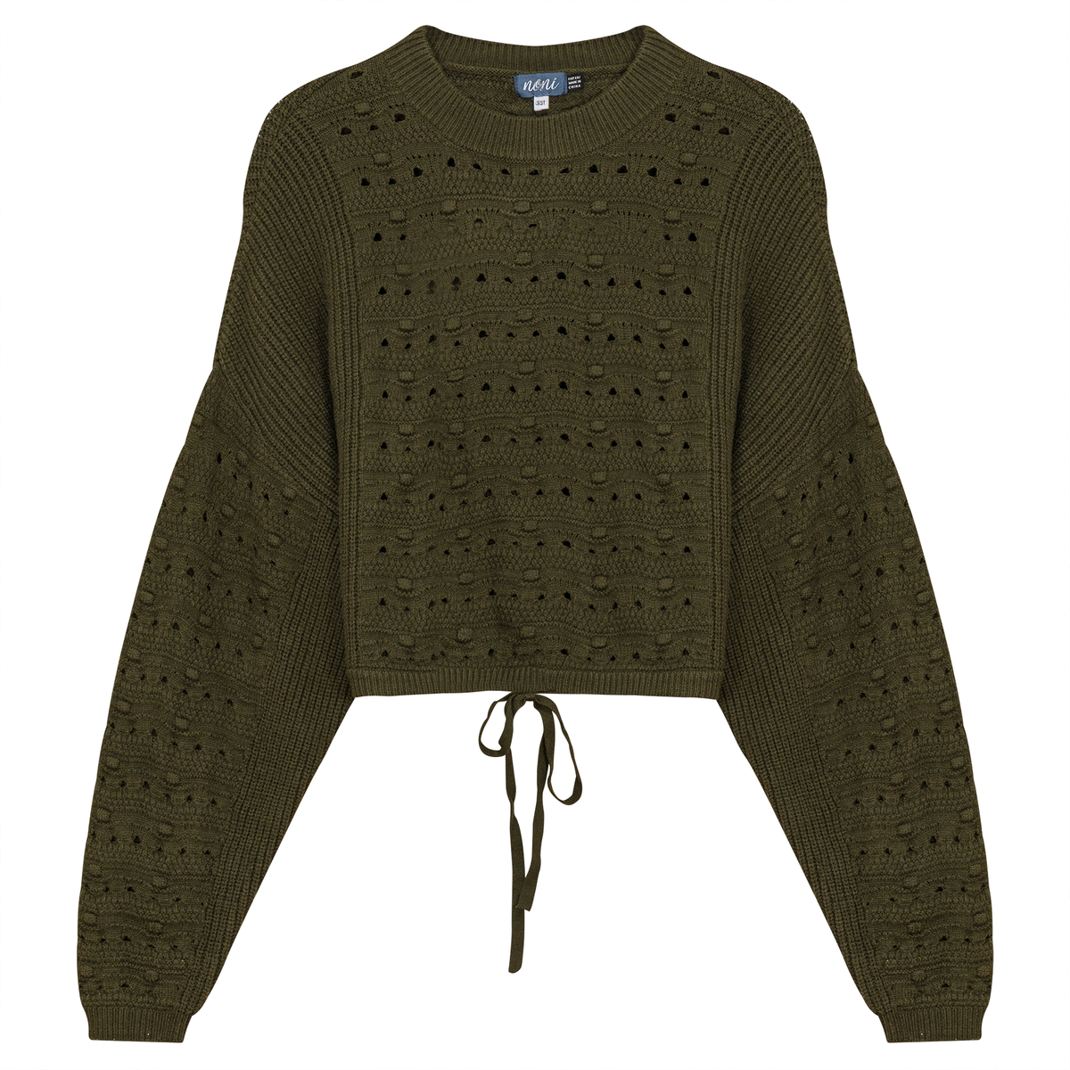 Chunky Loose Sweater in Olive by Noni