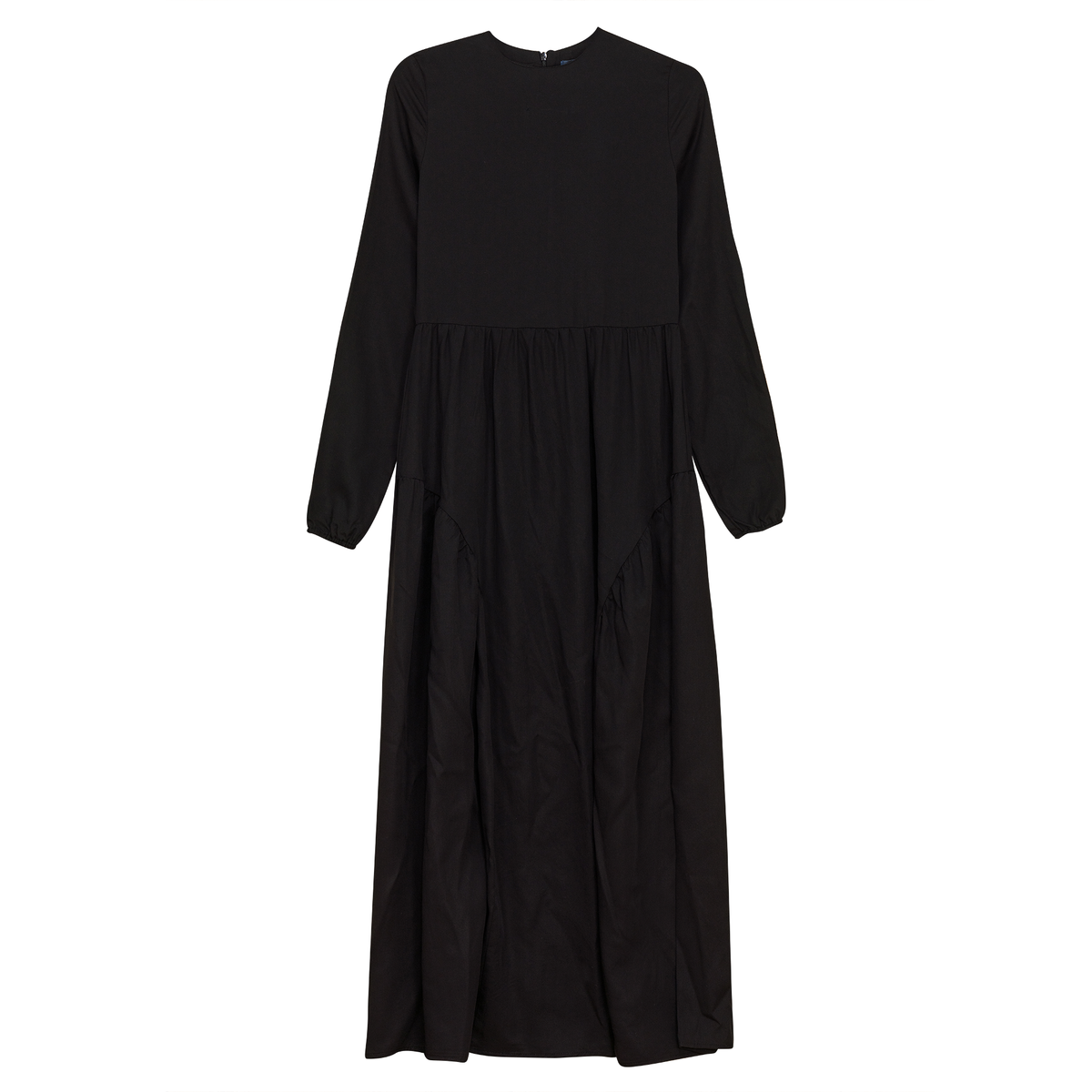Midi Woven Dress in Black by Noni