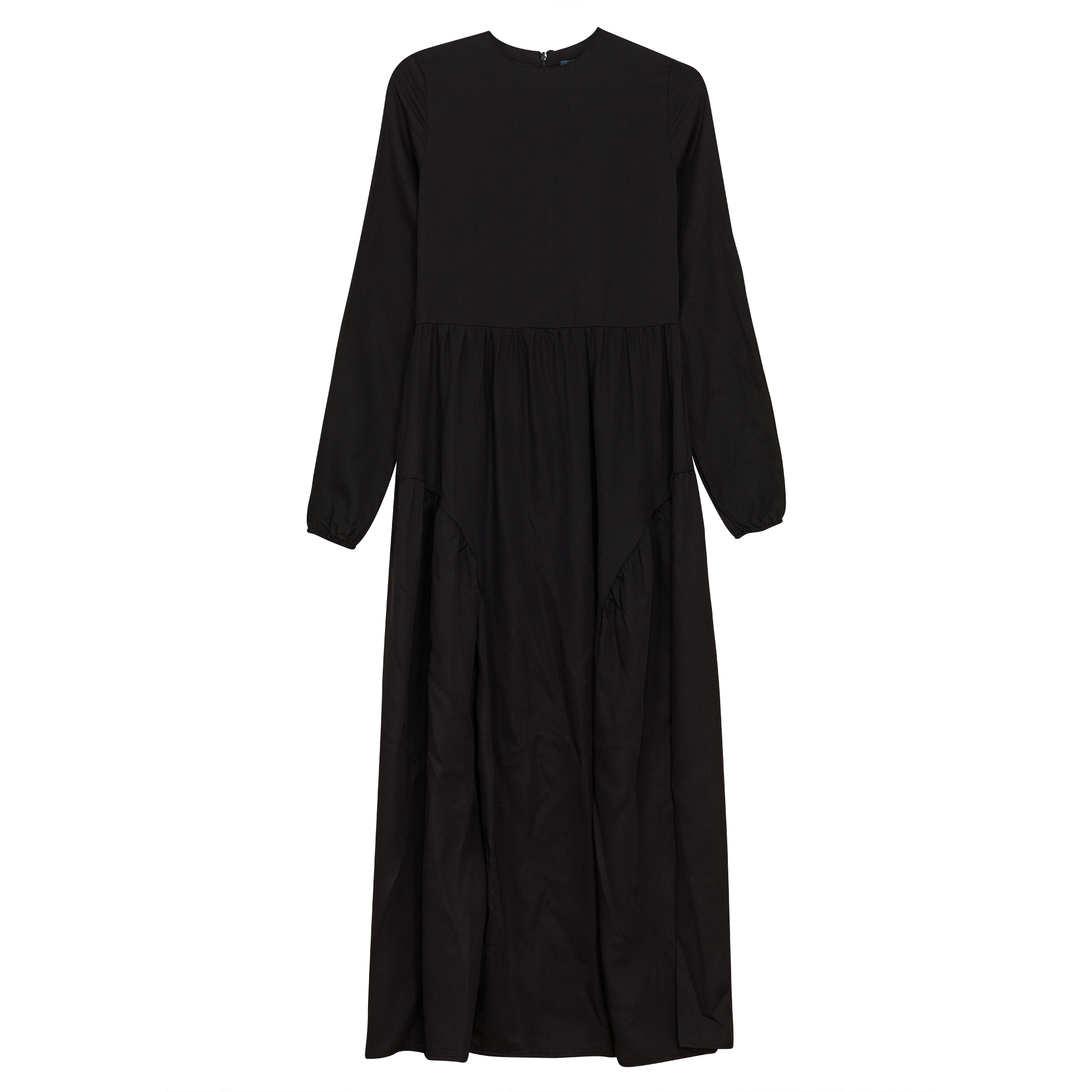 Midi Woven Dress in Black by Noni