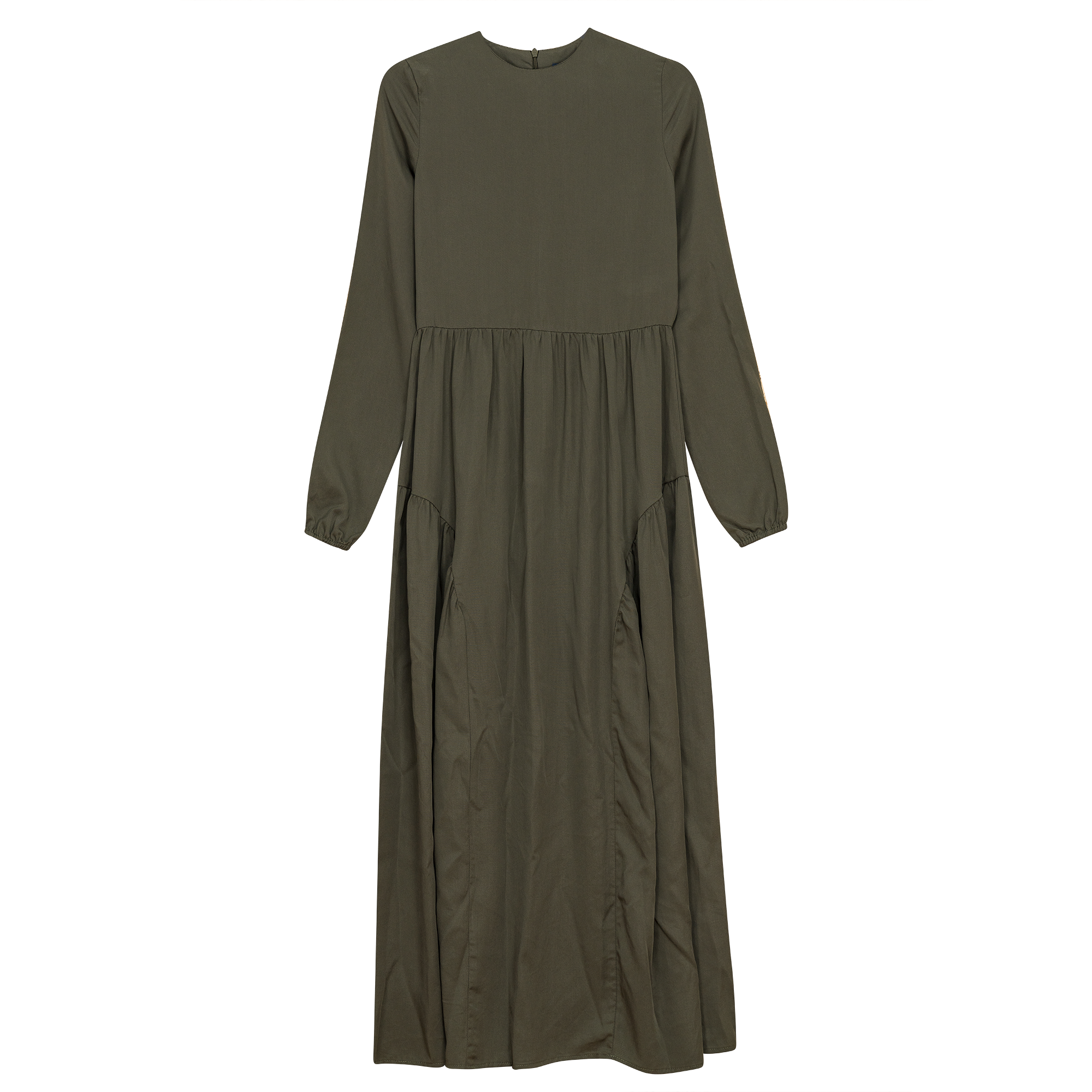 Midi Woven Dress in Olive by Noni