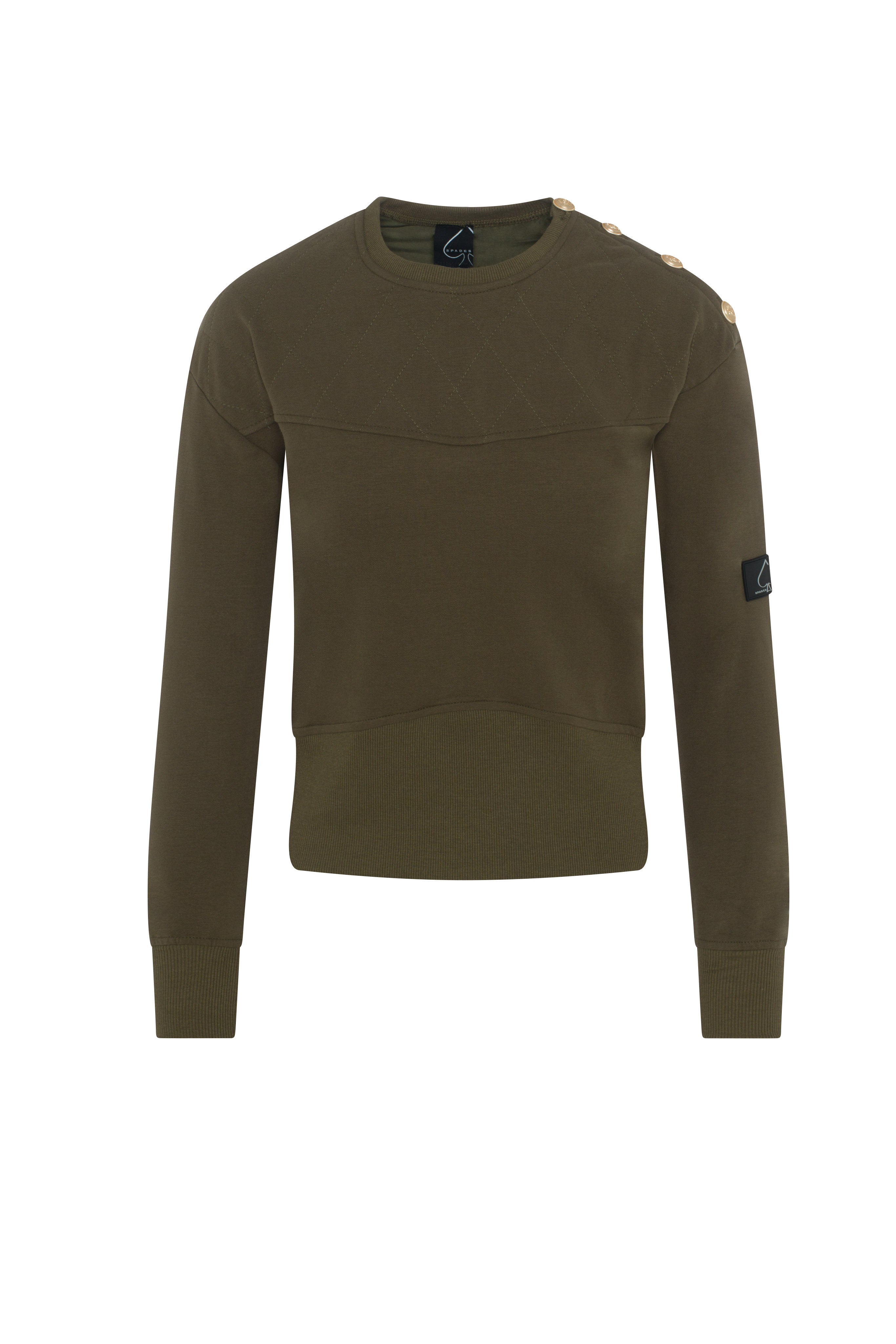 Sweatshirt Rib Combo in Dark Olive by Spades