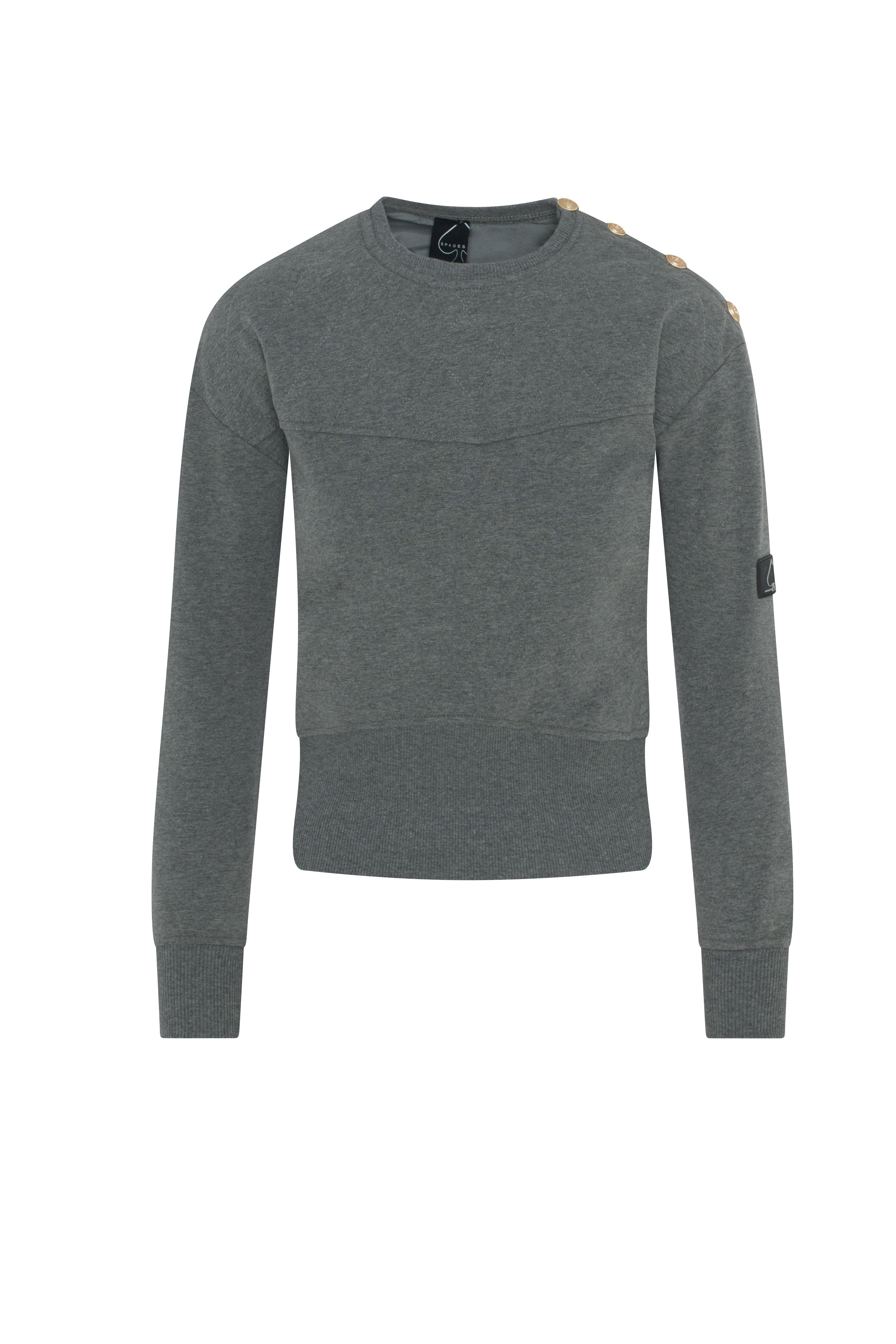 Sweatshirt Rib Combo in Medium Grey Mix by Spades